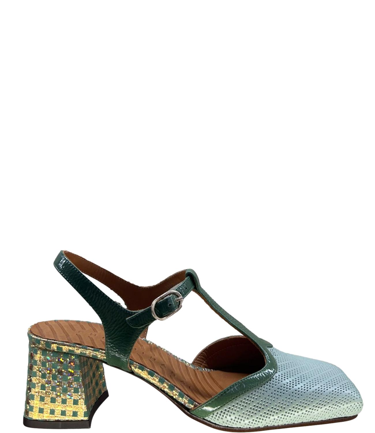 Scarpa decollete Chie Mihara donna verde acqua