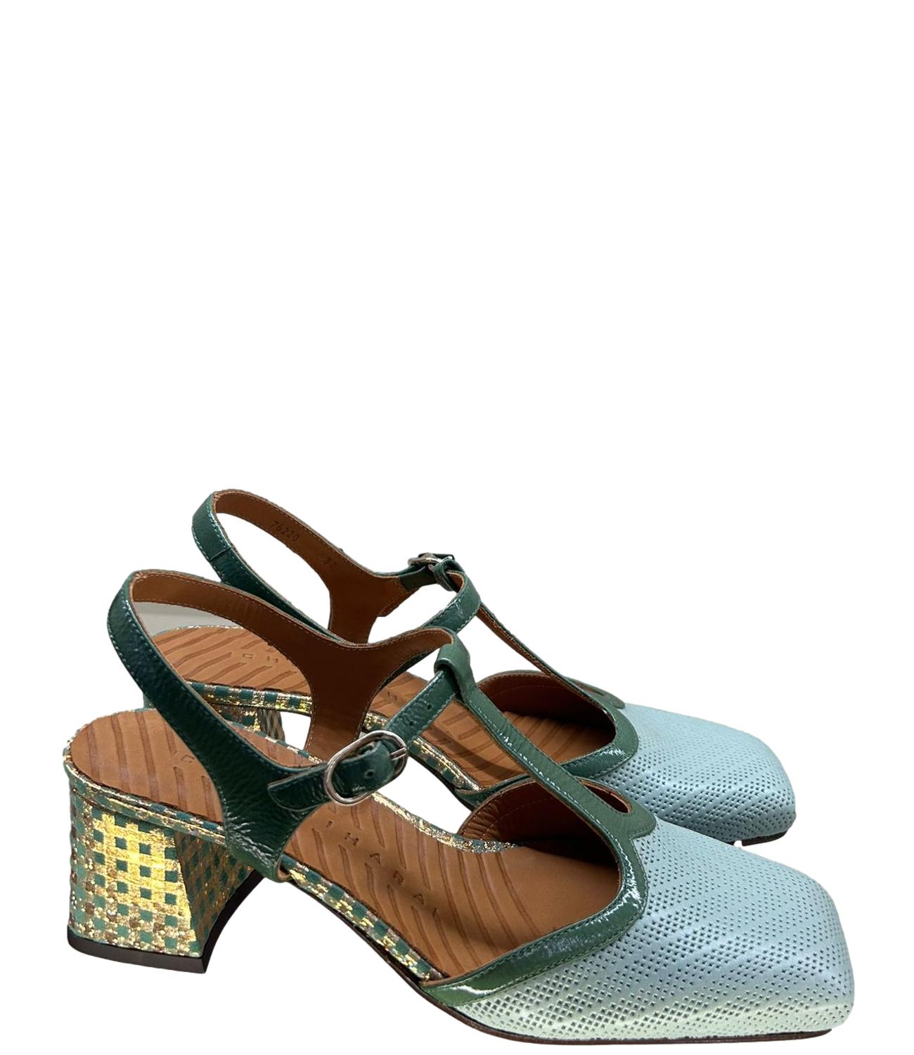 Scarpa decollete Chie Mihara donna verde acqua