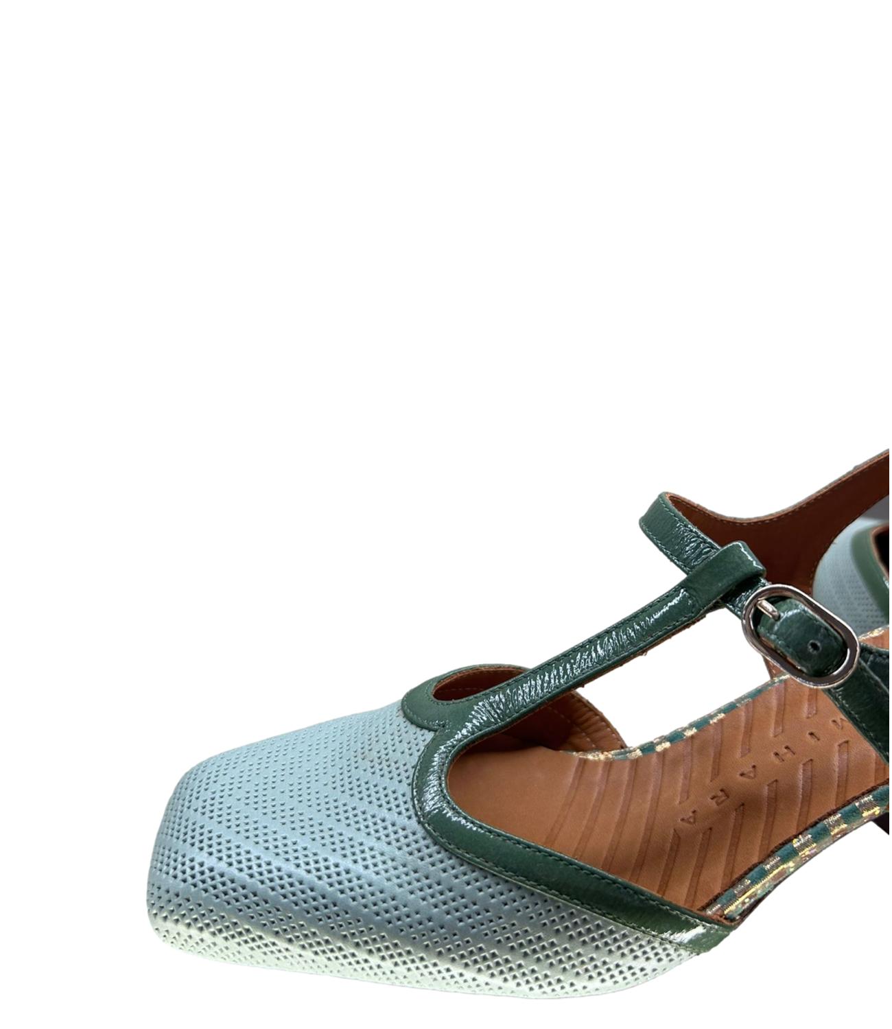 Scarpa decollete Chie Mihara donna verde acqua