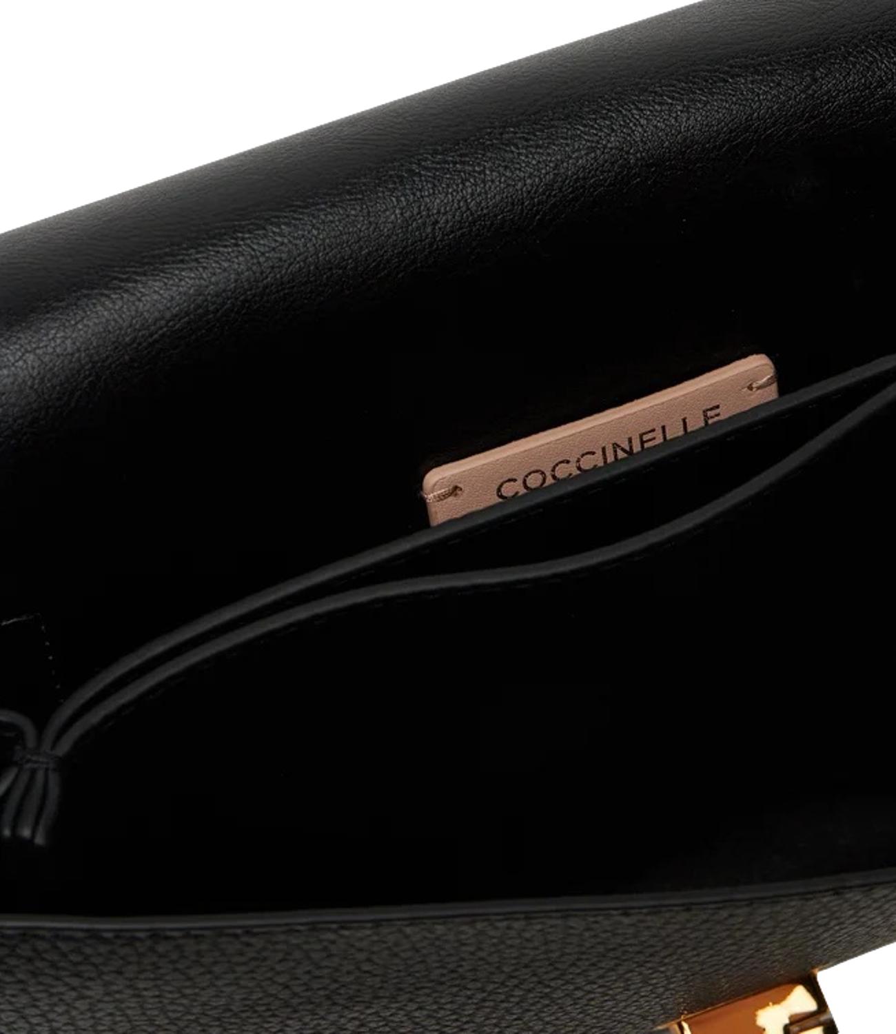 COCCINELLE borsa nera donna