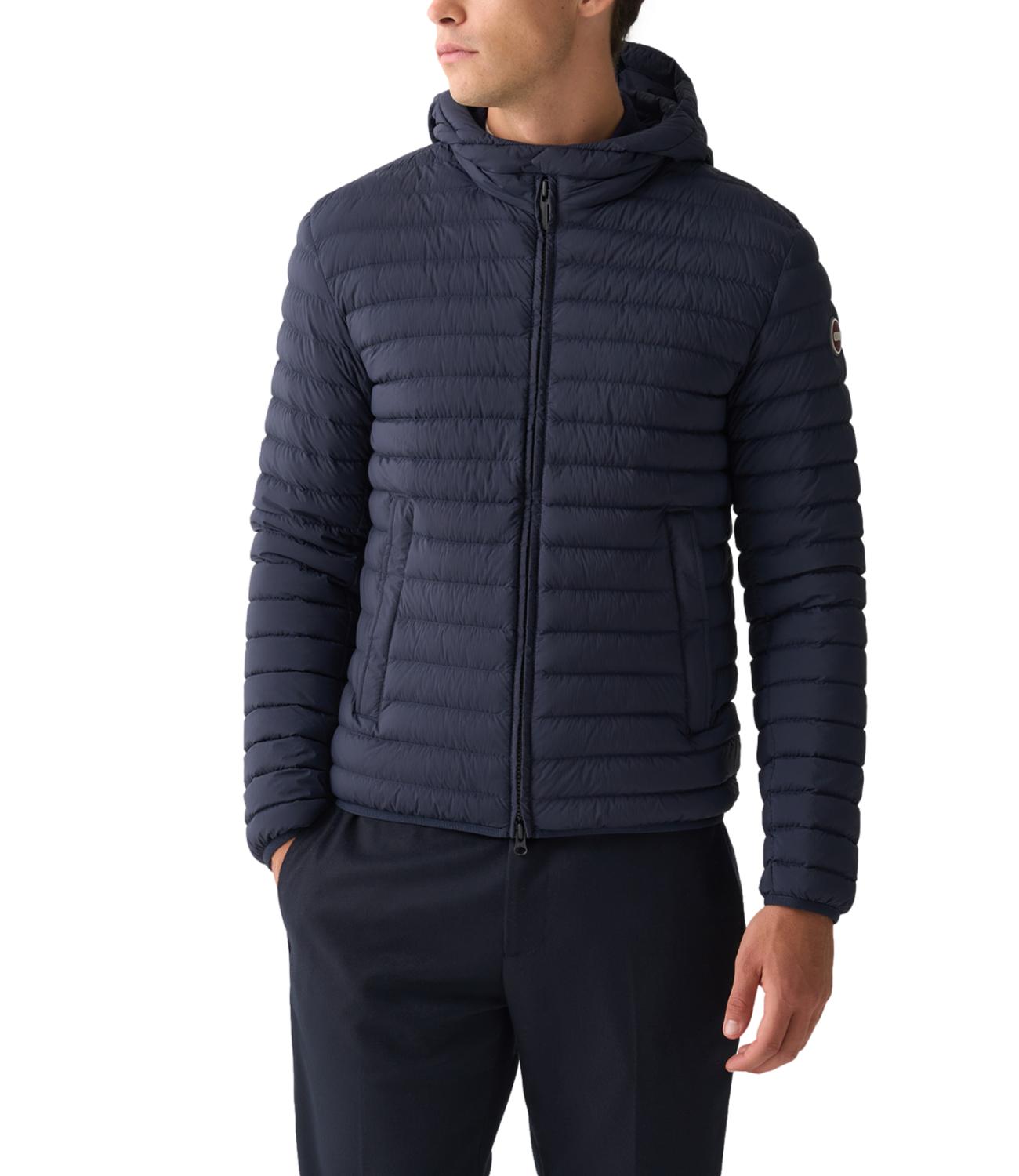 Hoodie Quilted Jacket,Natural Down Light Weight