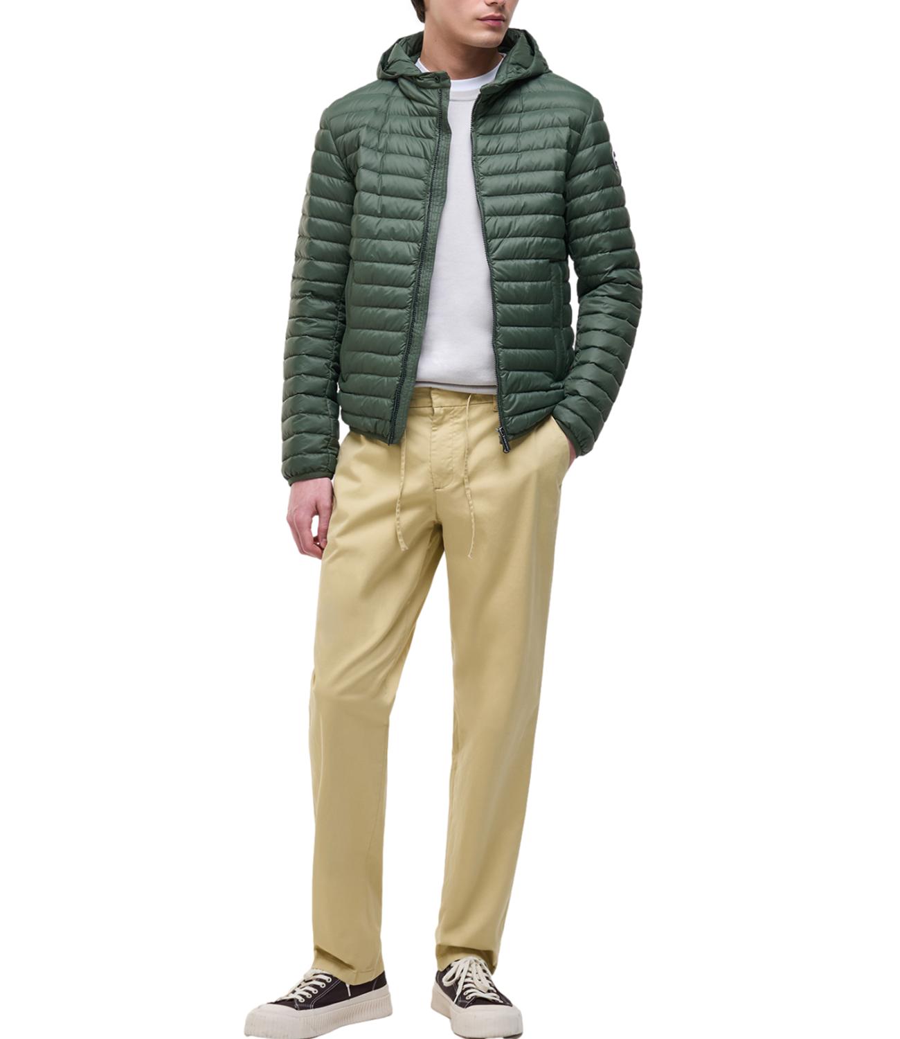 Hoodie Quilted Jacket Natural Down Light Weight Jeep ice