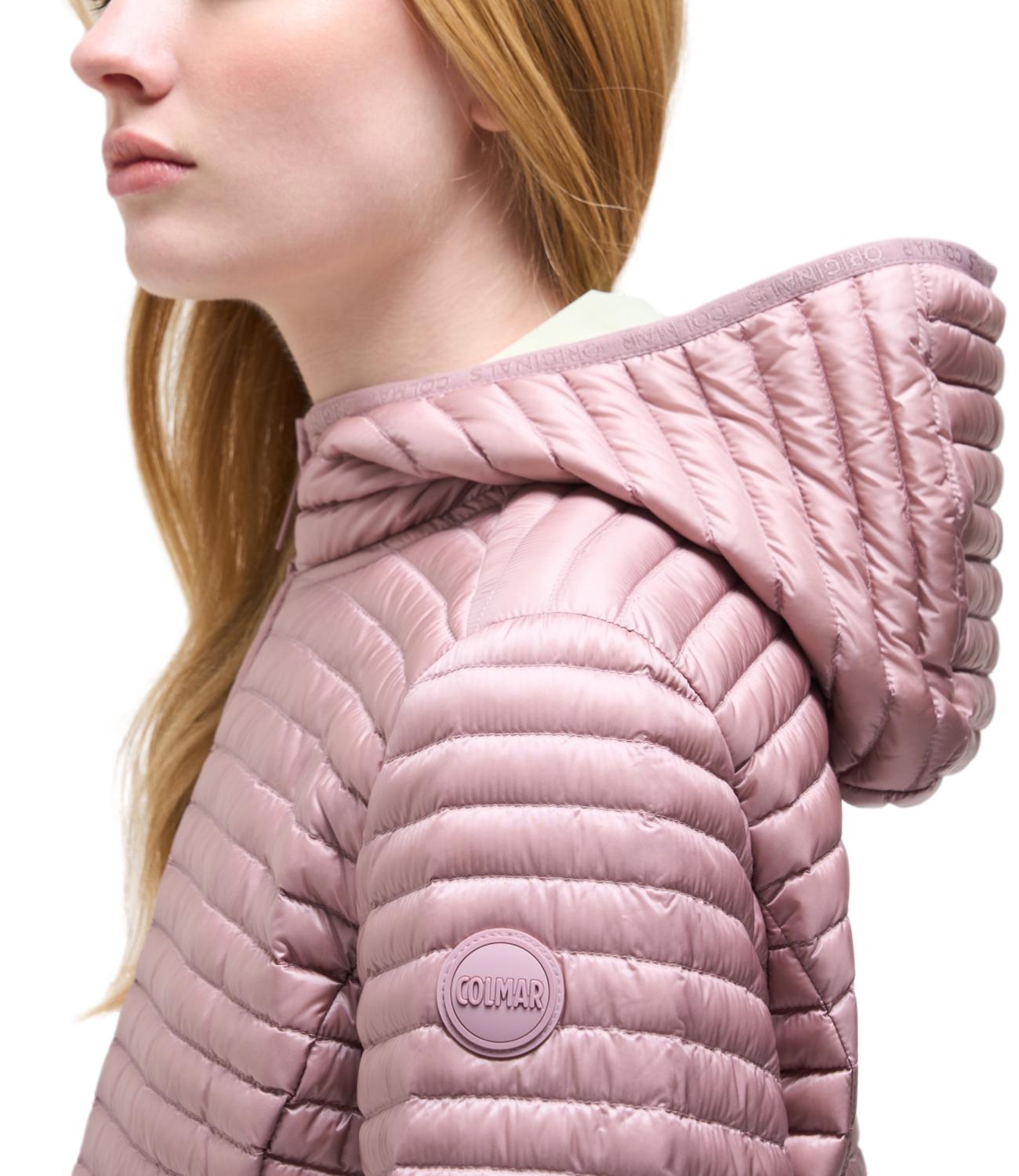Quilted Jacket With Hood, Natural Down Light Weight