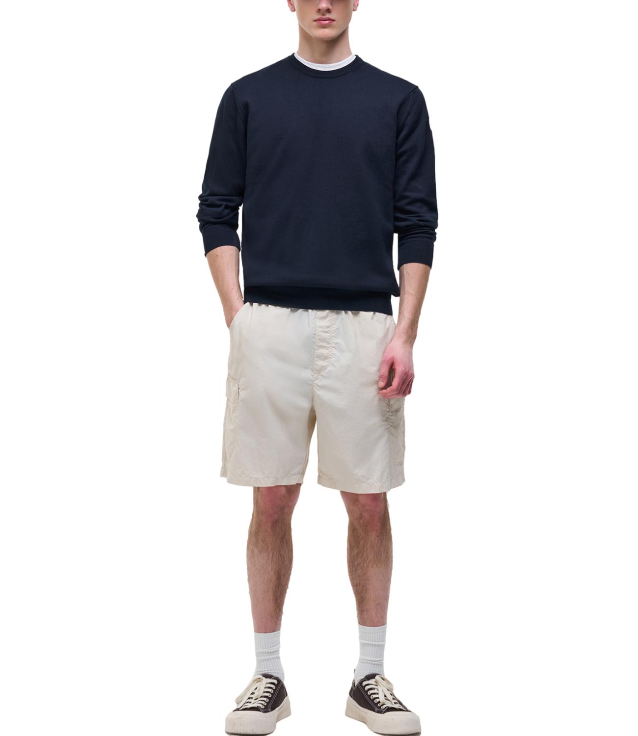 Long Sleeves Cotton Crewneck Jumper