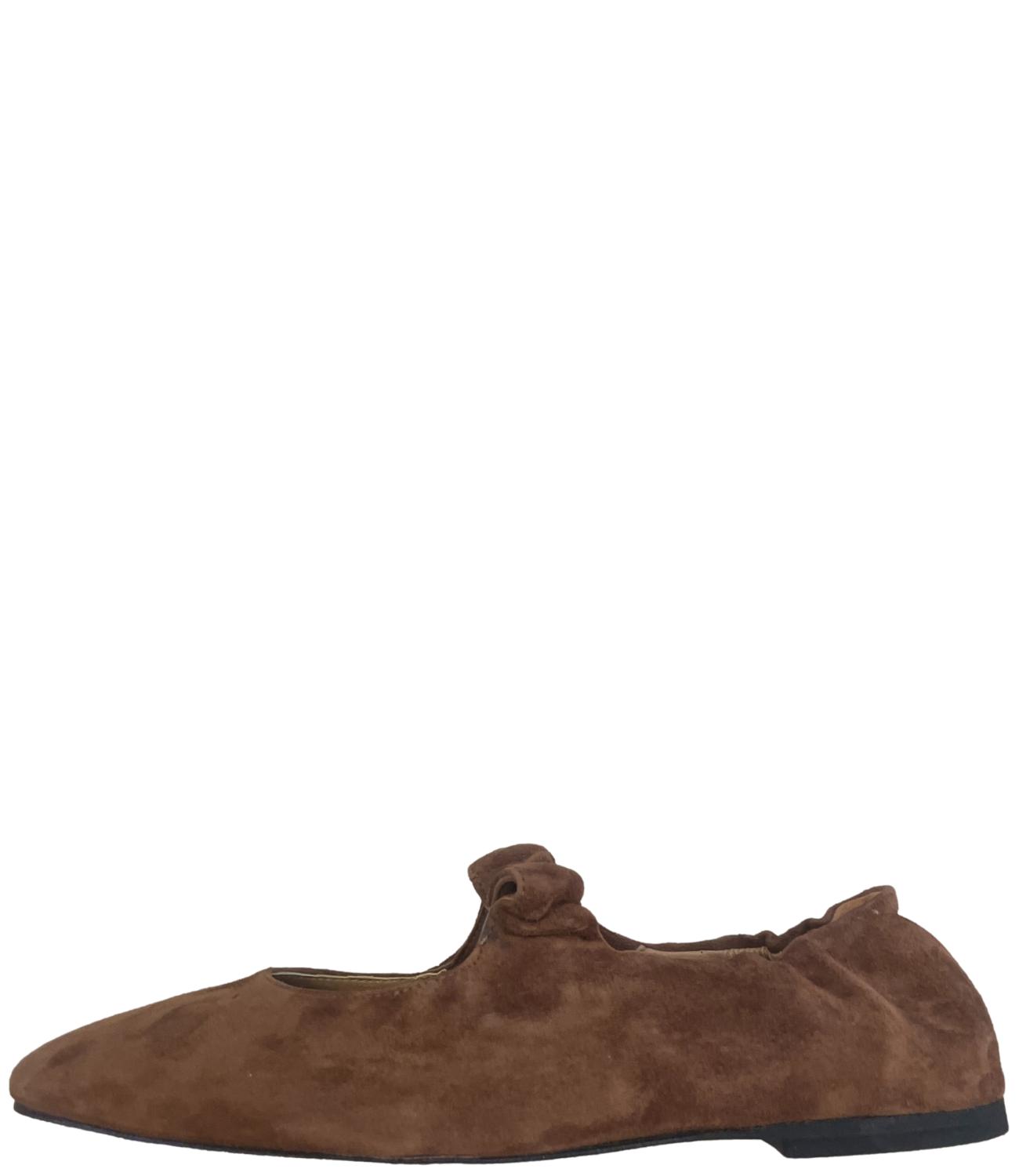 Divine Follie Ballerina Camoscio Visone Donna