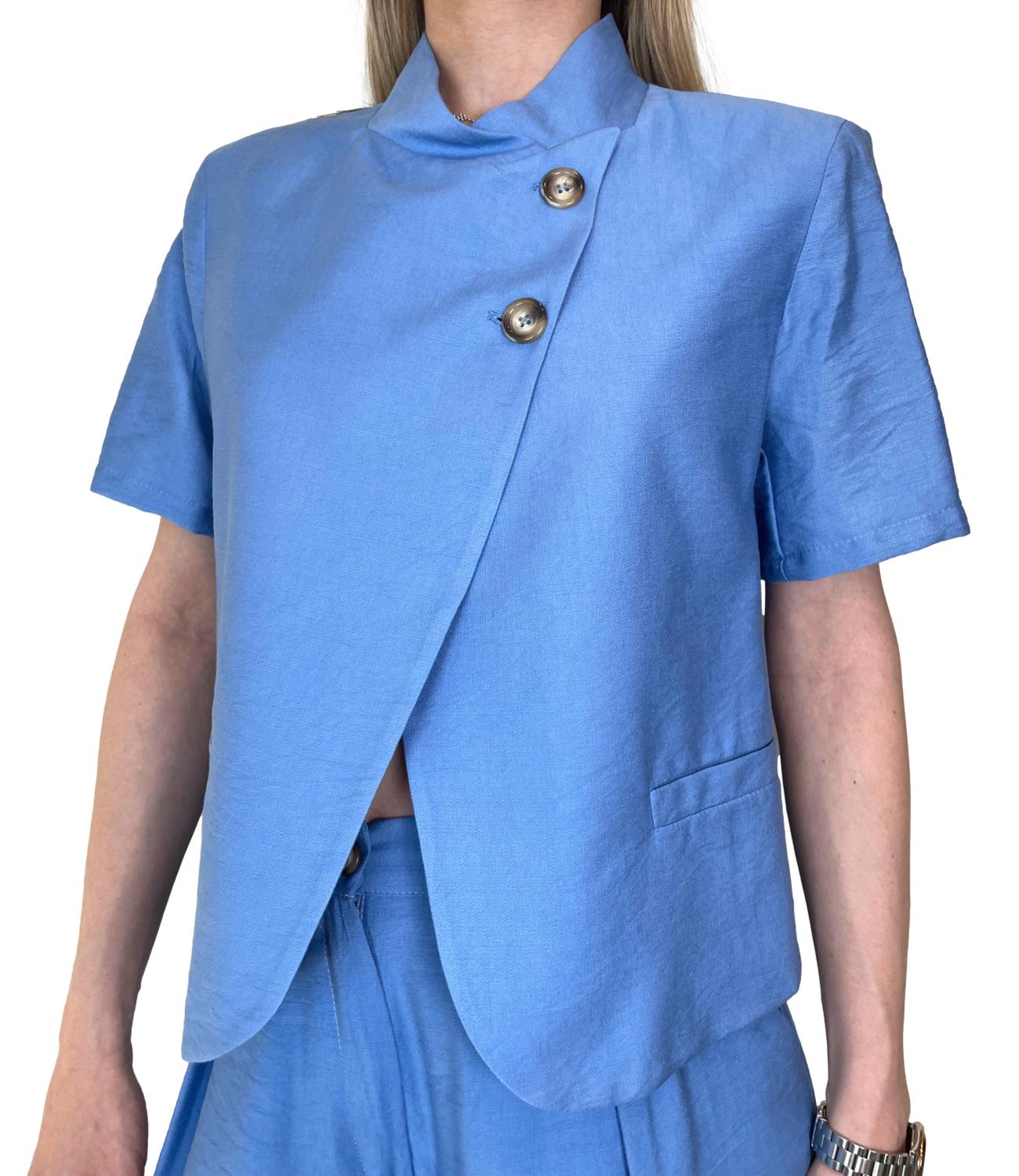 Dixie Giacca Celeste Donna