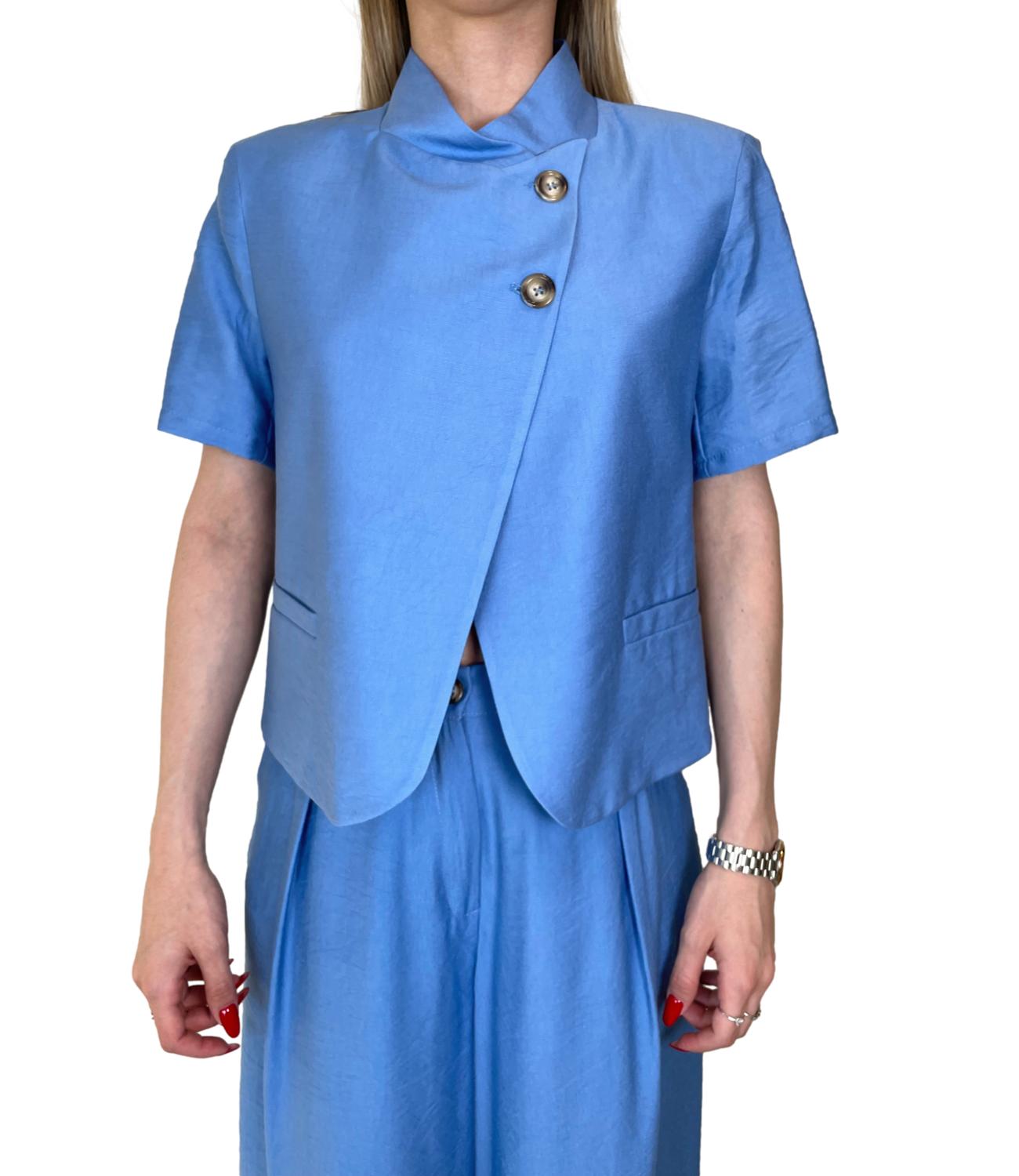 Dixie Giacca Celeste Donna