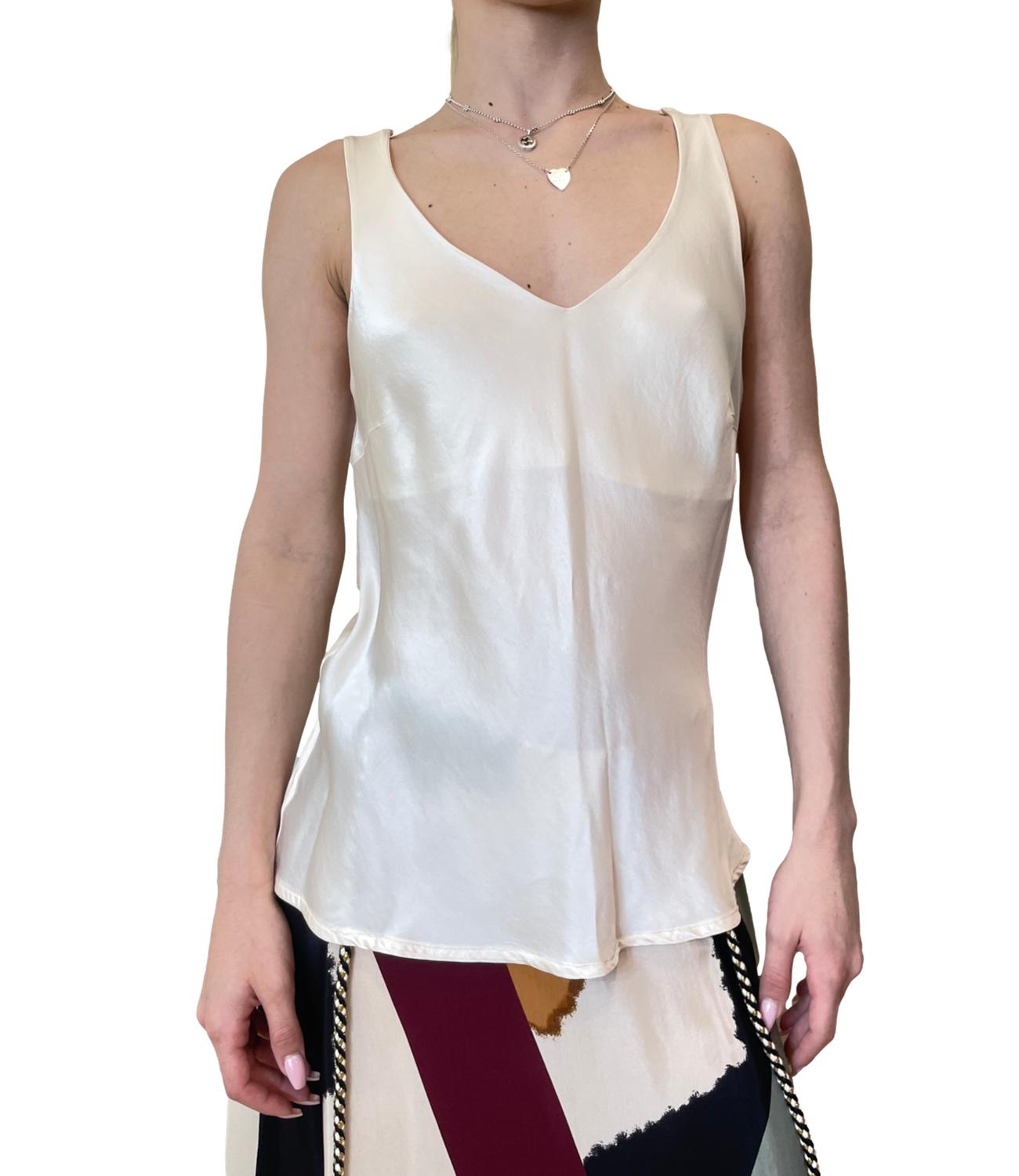 Dixie Canotta Burro Donna