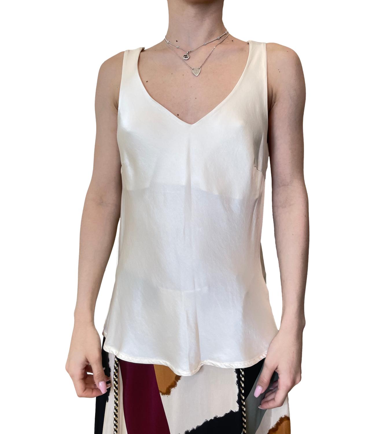 Dixie Canotta Burro Donna