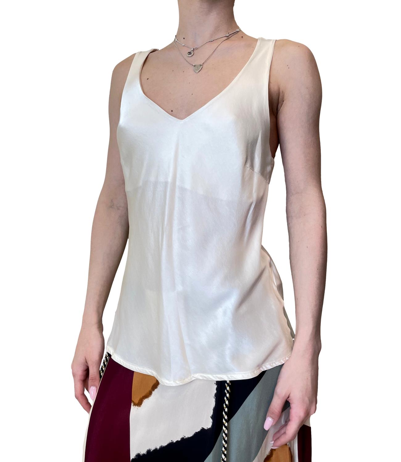 Dixie Canotta Burro Donna