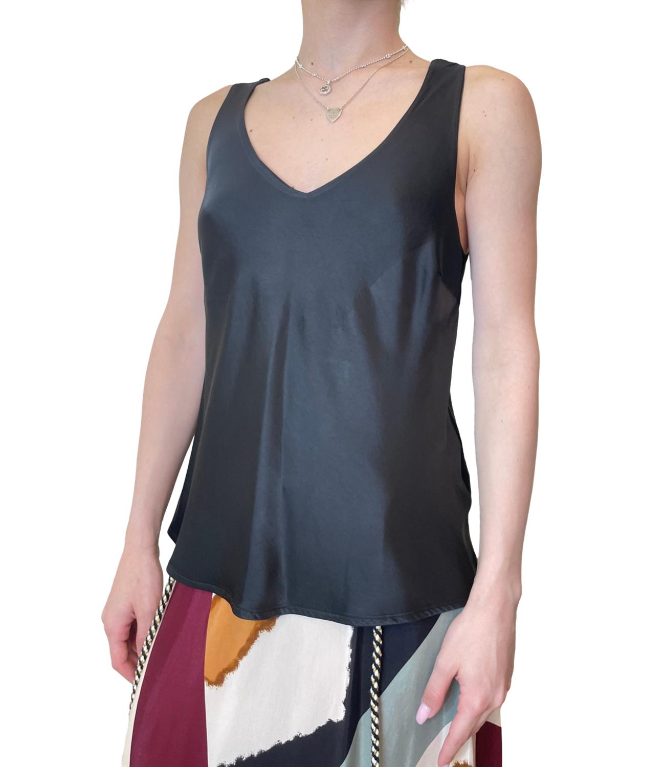 Dixie Canotta Nero Donna