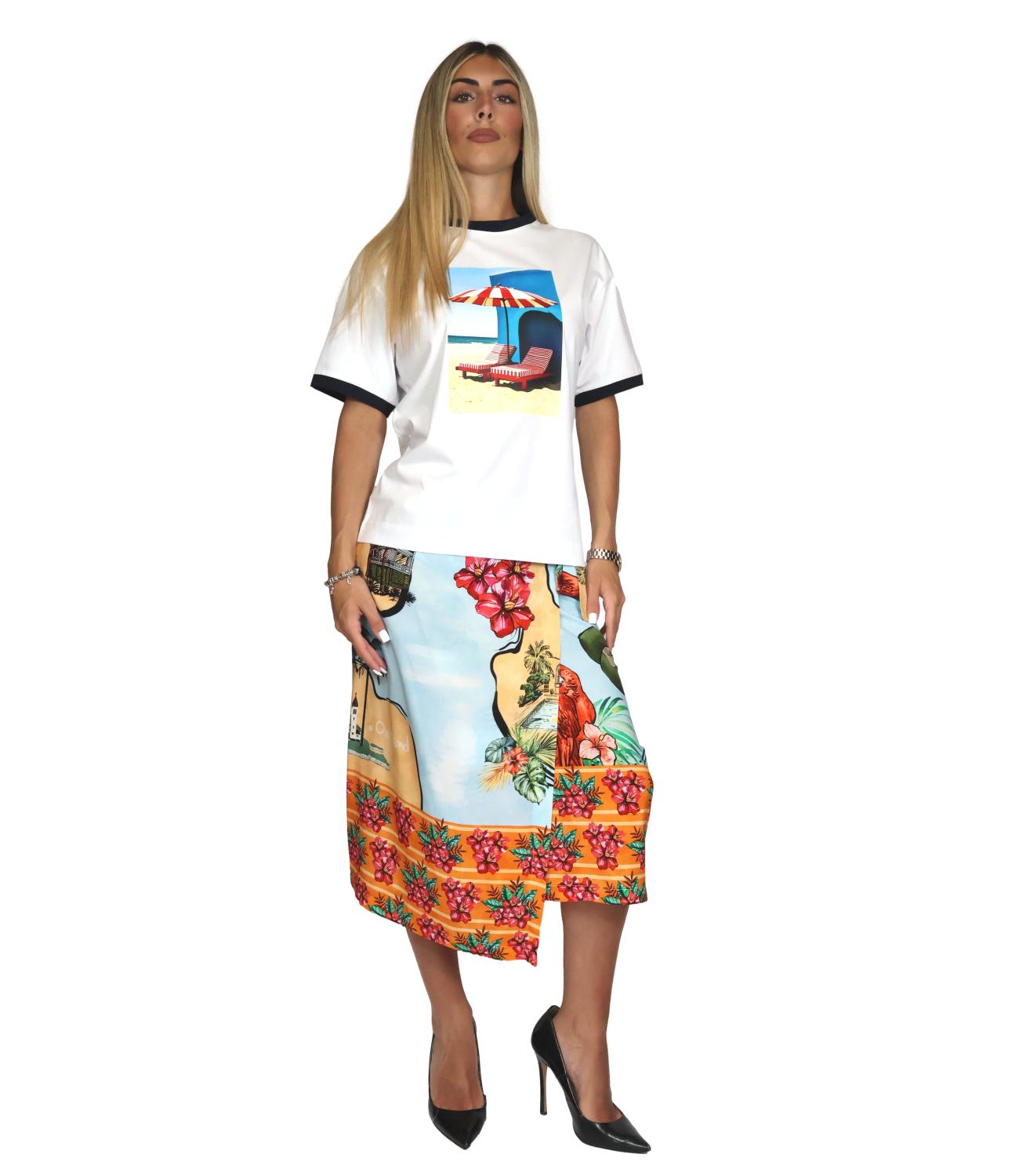 Dixie T-shirt Bianco Donna