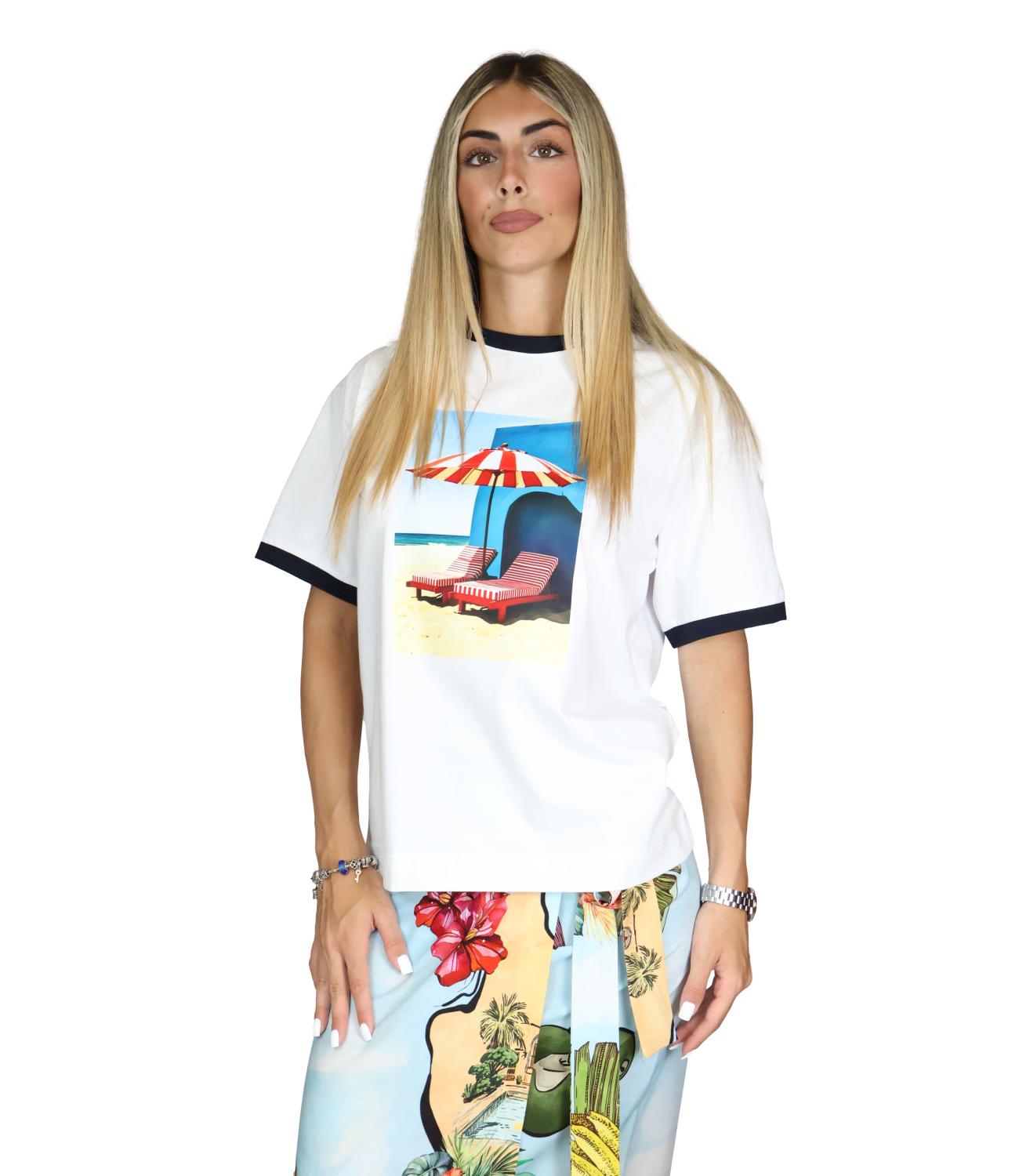 Dixie T-shirt Bianco Donna