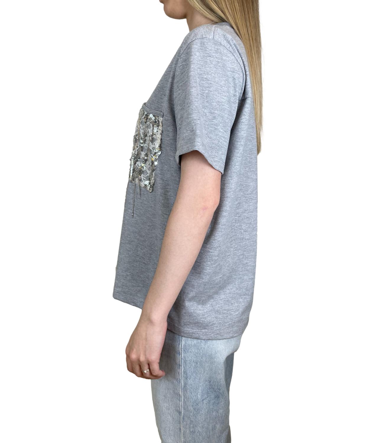 Dixie T-shirt Grigio Chiaro Donna