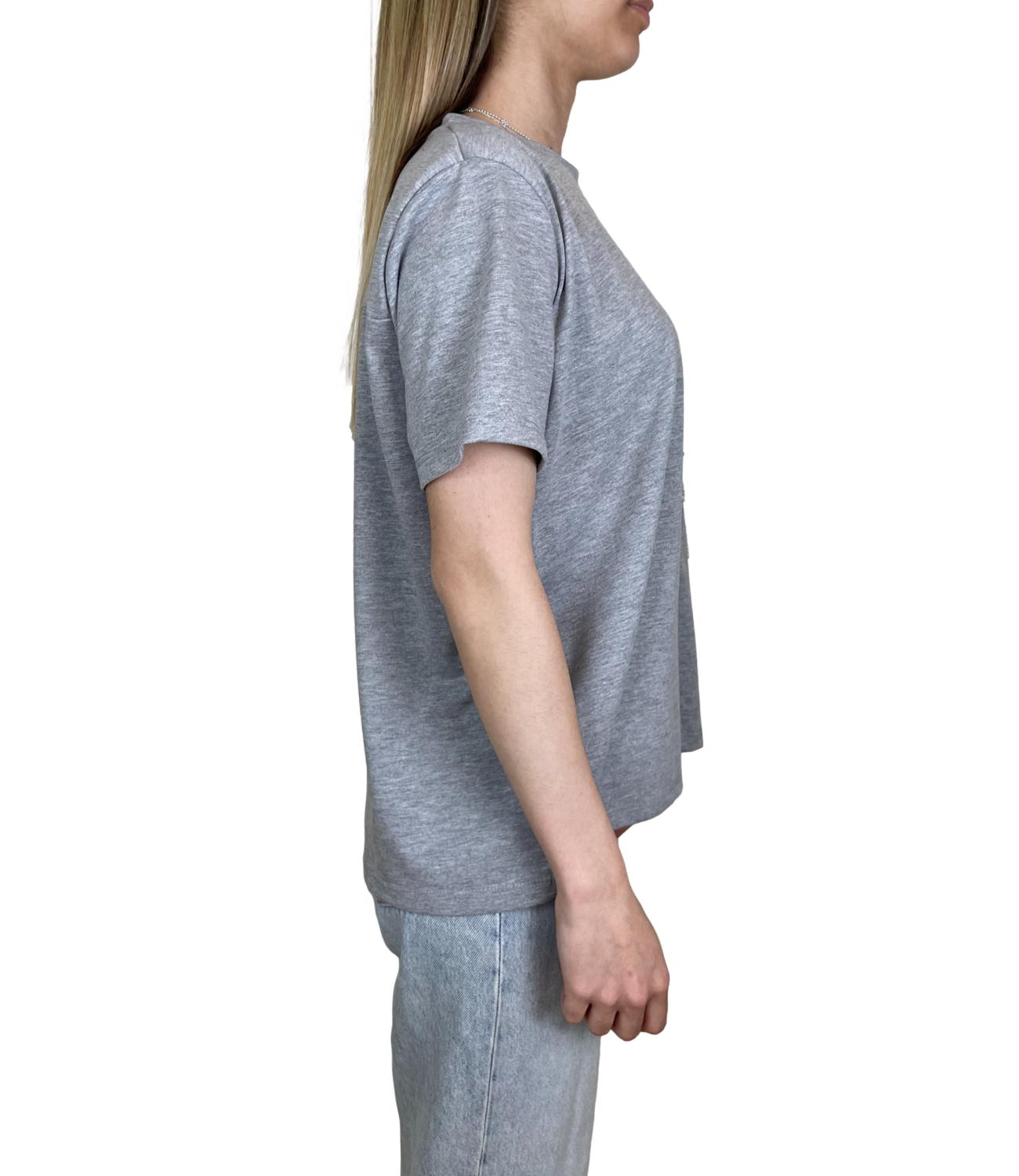 Dixie T-shirt Grigio Chiaro Donna