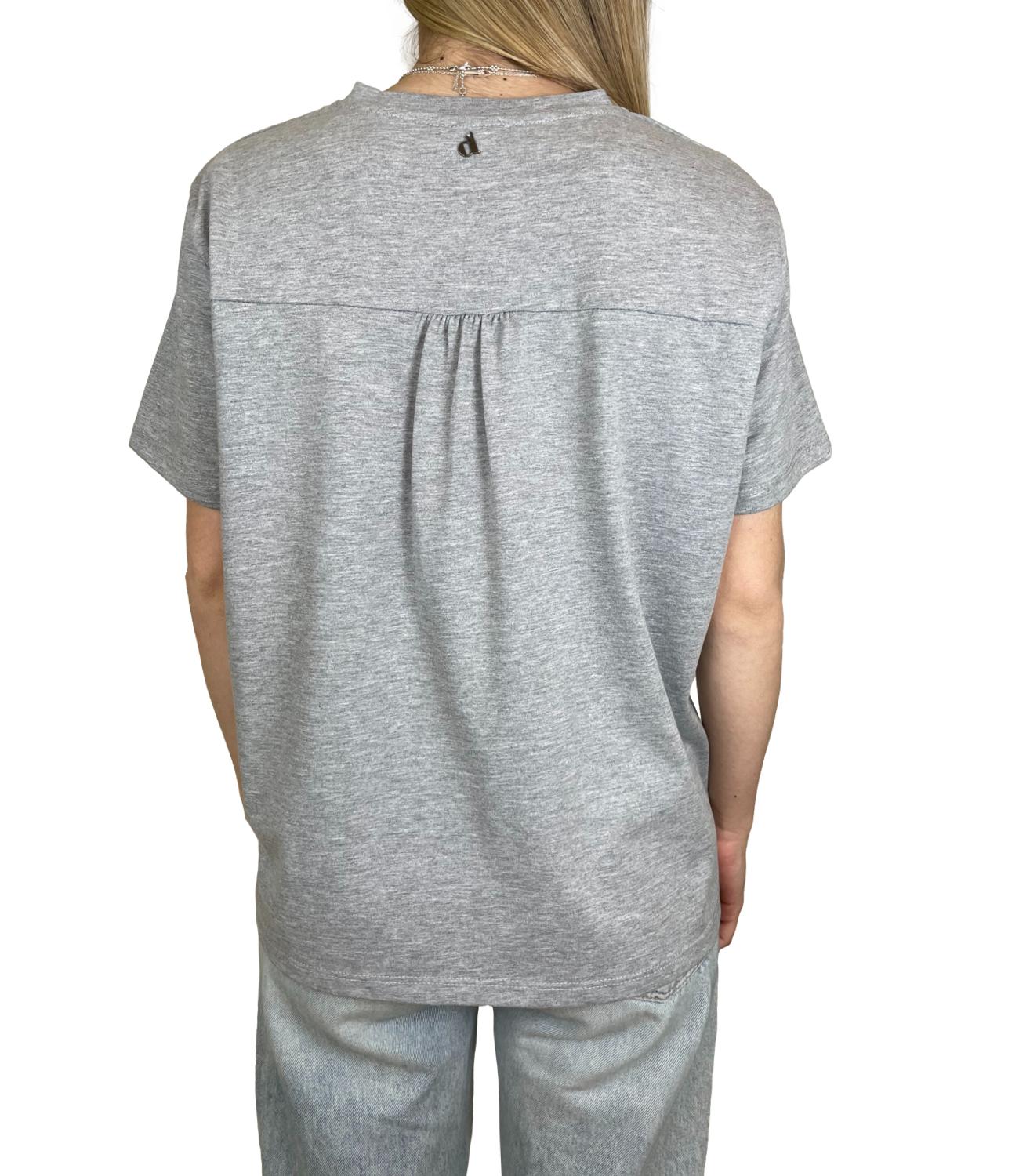 Dixie T-shirt Grigio Chiaro Donna