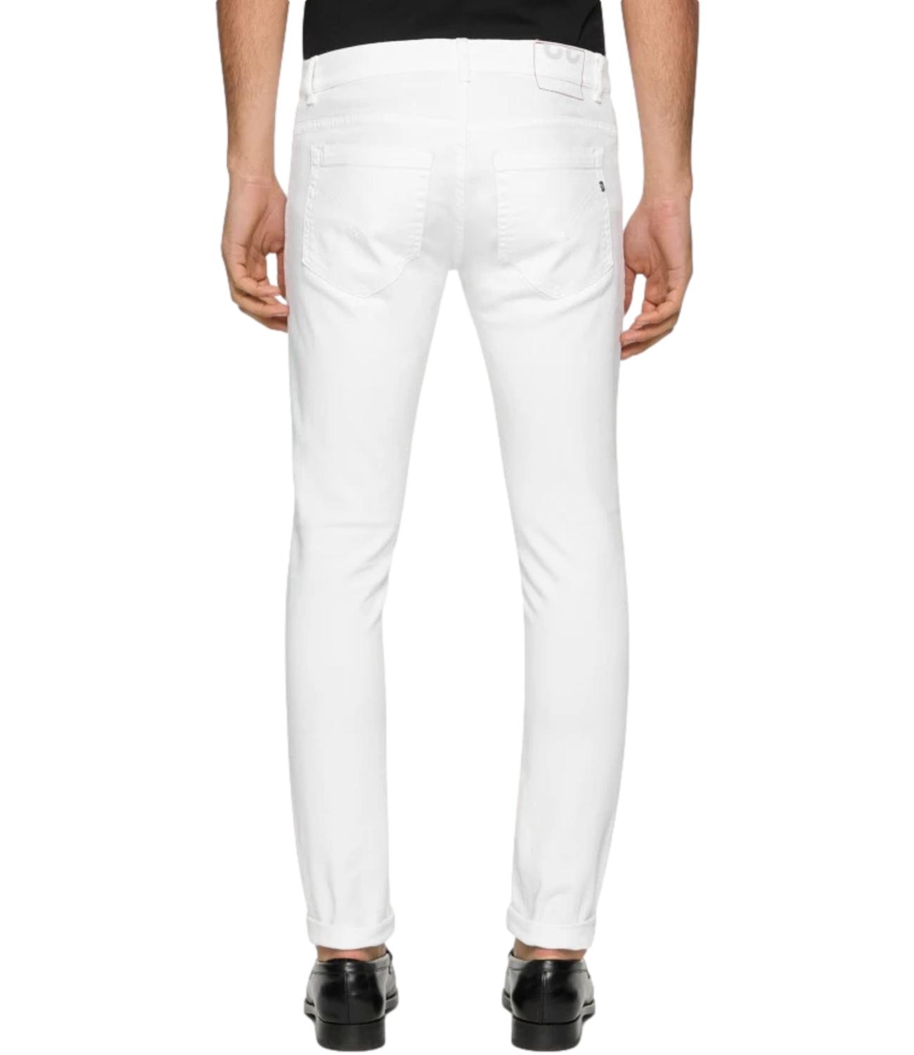 Pantalone George stretch bianco