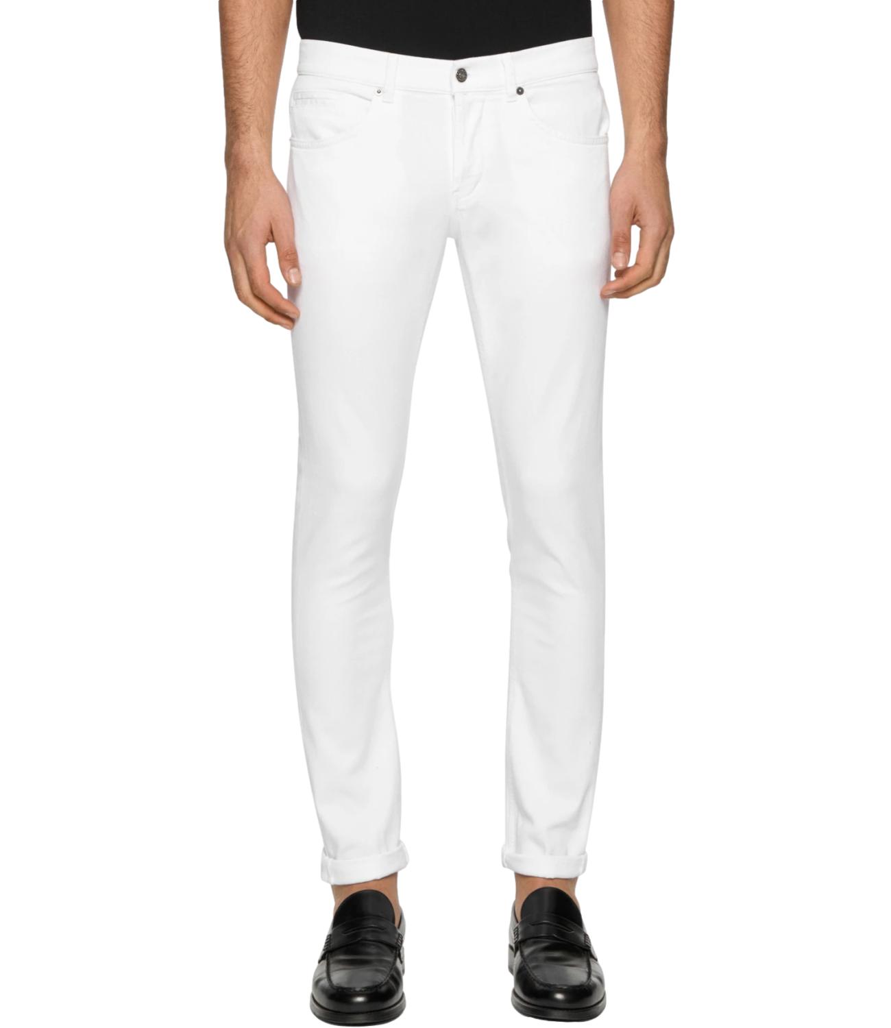 Pantalone George stretch bianco