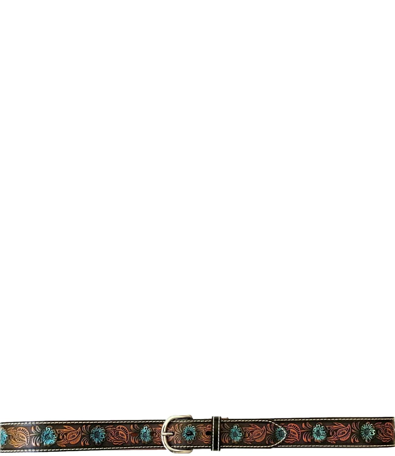 Cintura Unisex Marrone Charro fiori