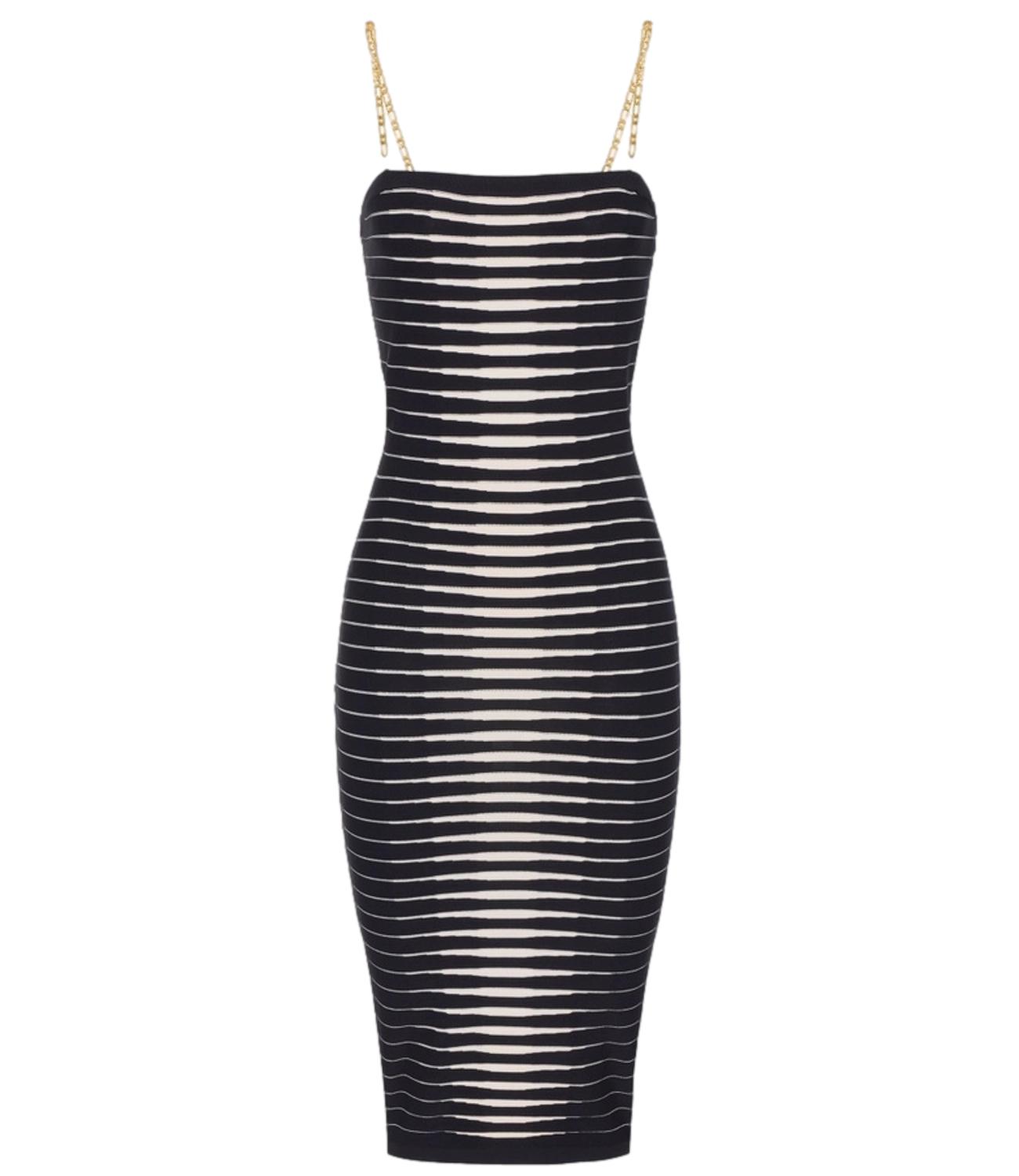 EF Abito in maglia nero donna