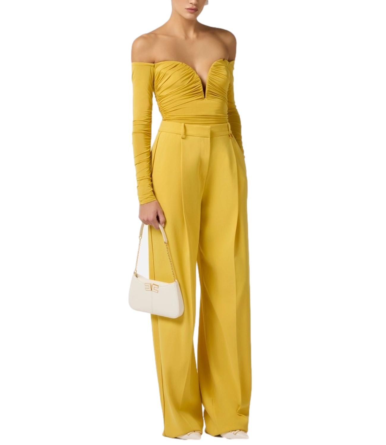 EF Body in jersey crêpe giallo donna