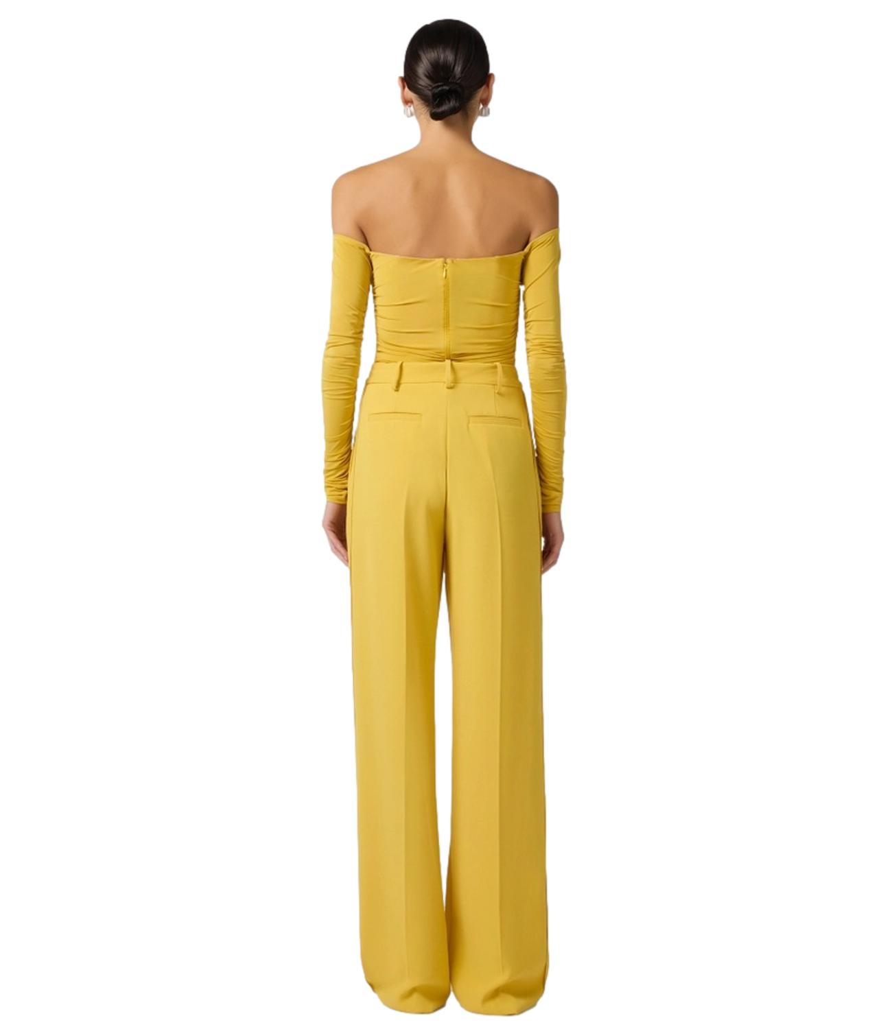 EF Body in jersey crêpe giallo donna