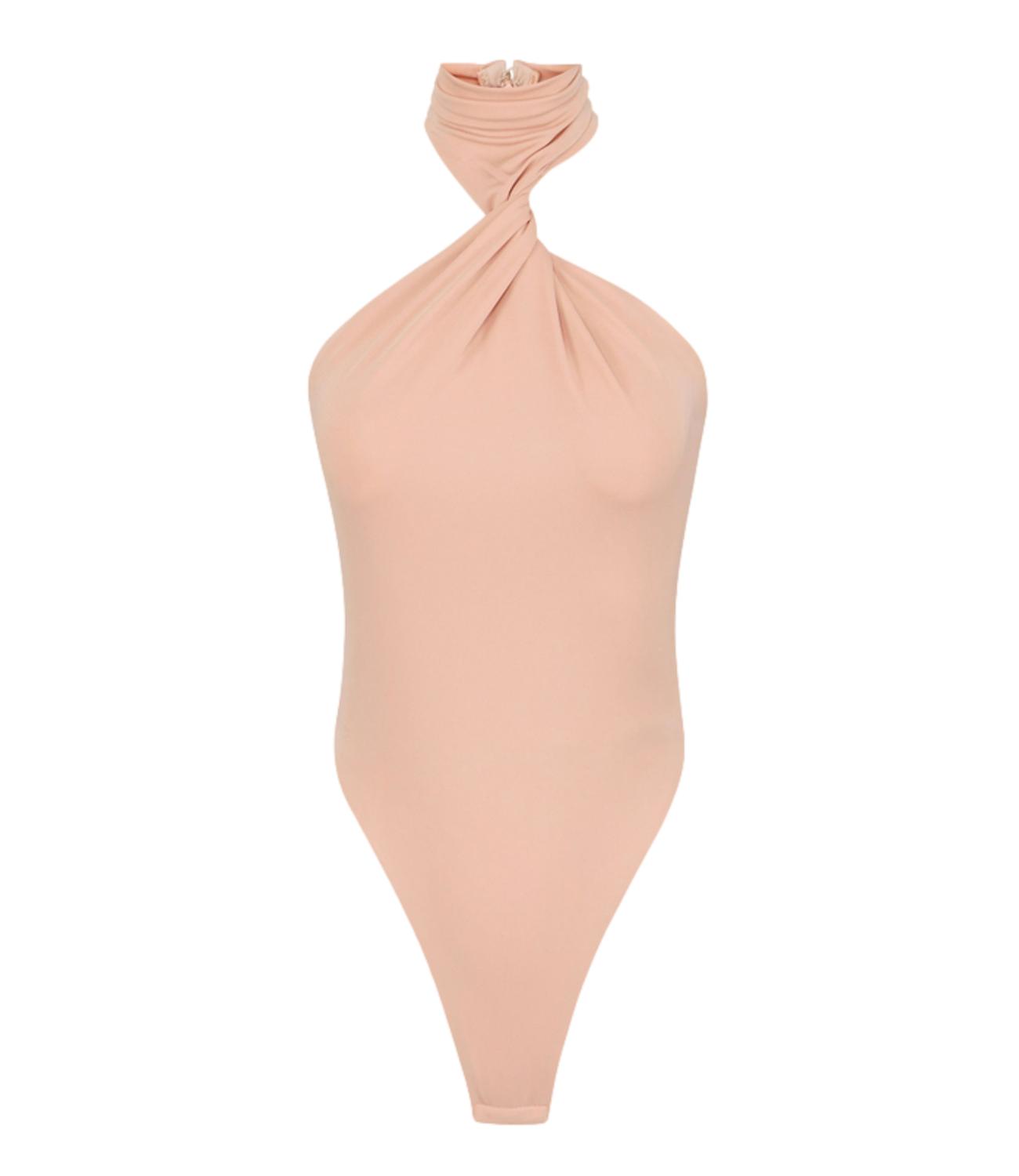 Body in jersey crêpe rosa