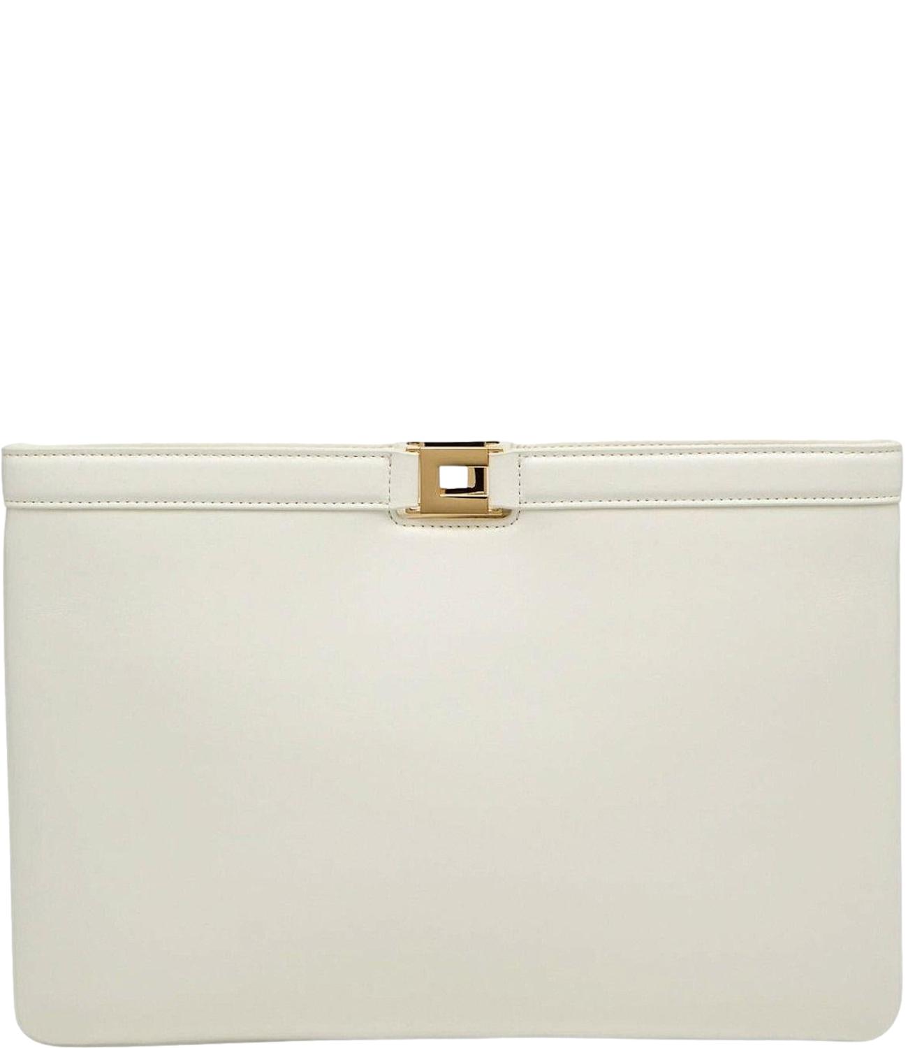 Borsa bianca lurex