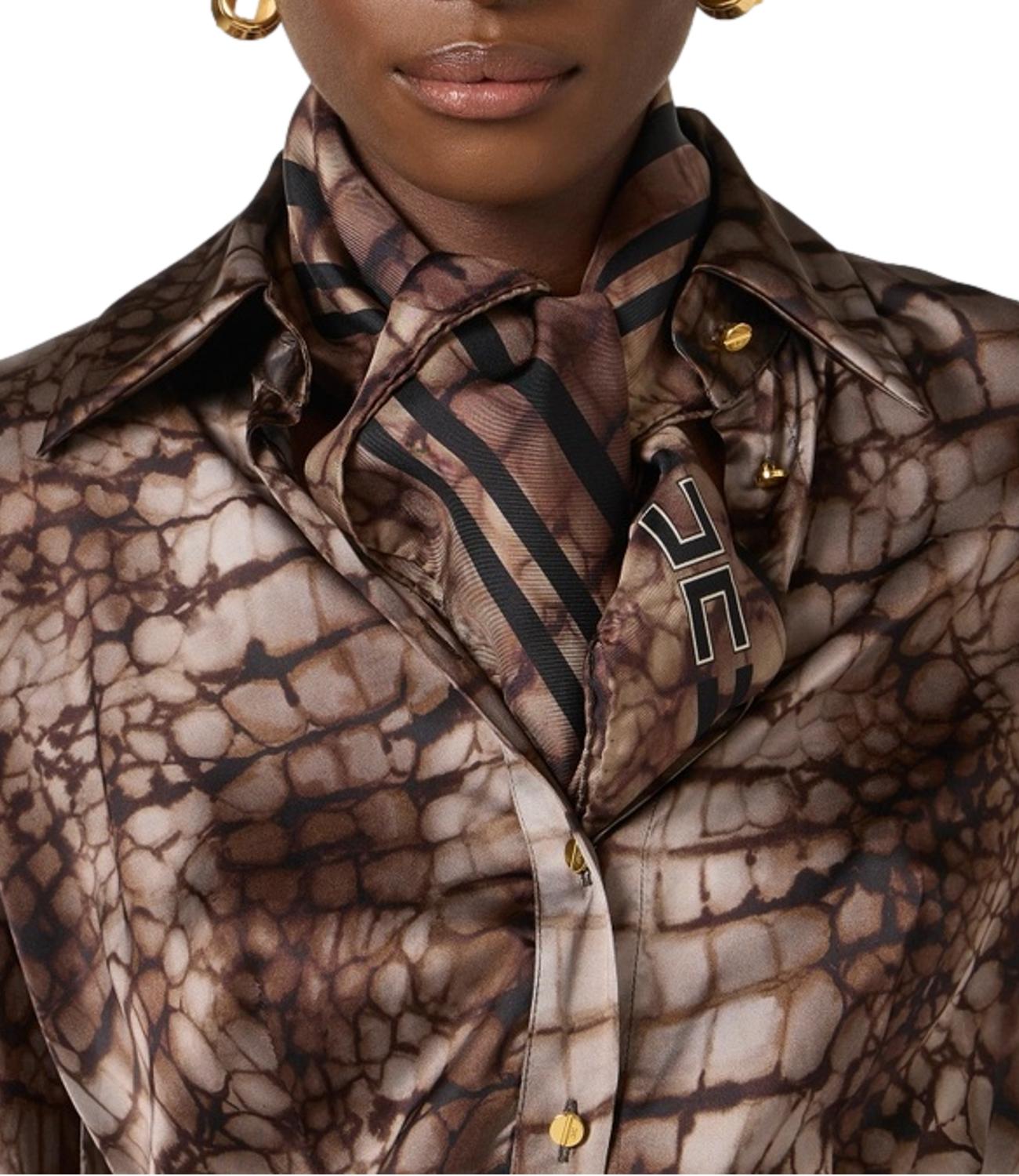 EF Sciarpa/Foulard cacao donna