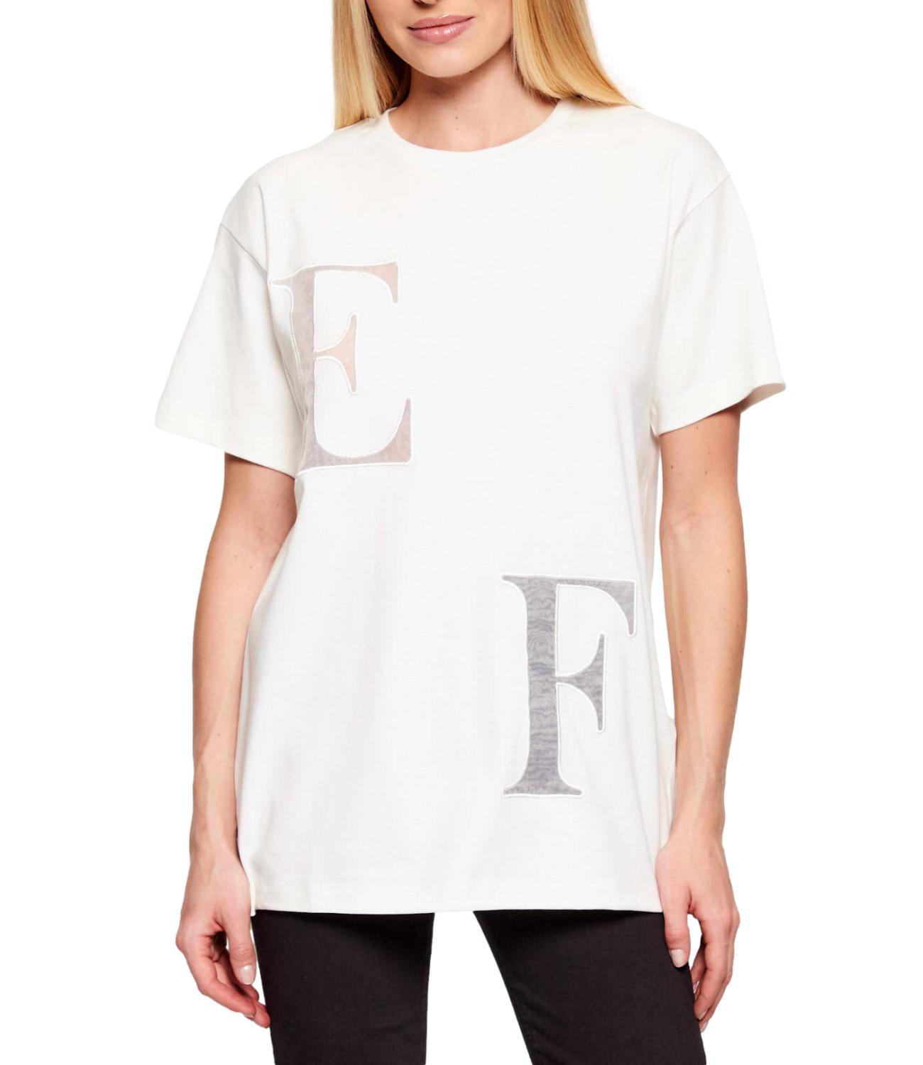 Ef t-shirt bianca donna