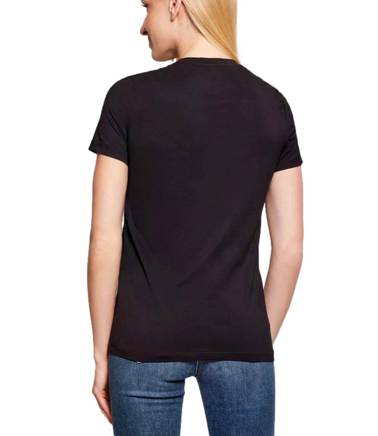 Ef t-shirt nera donna
