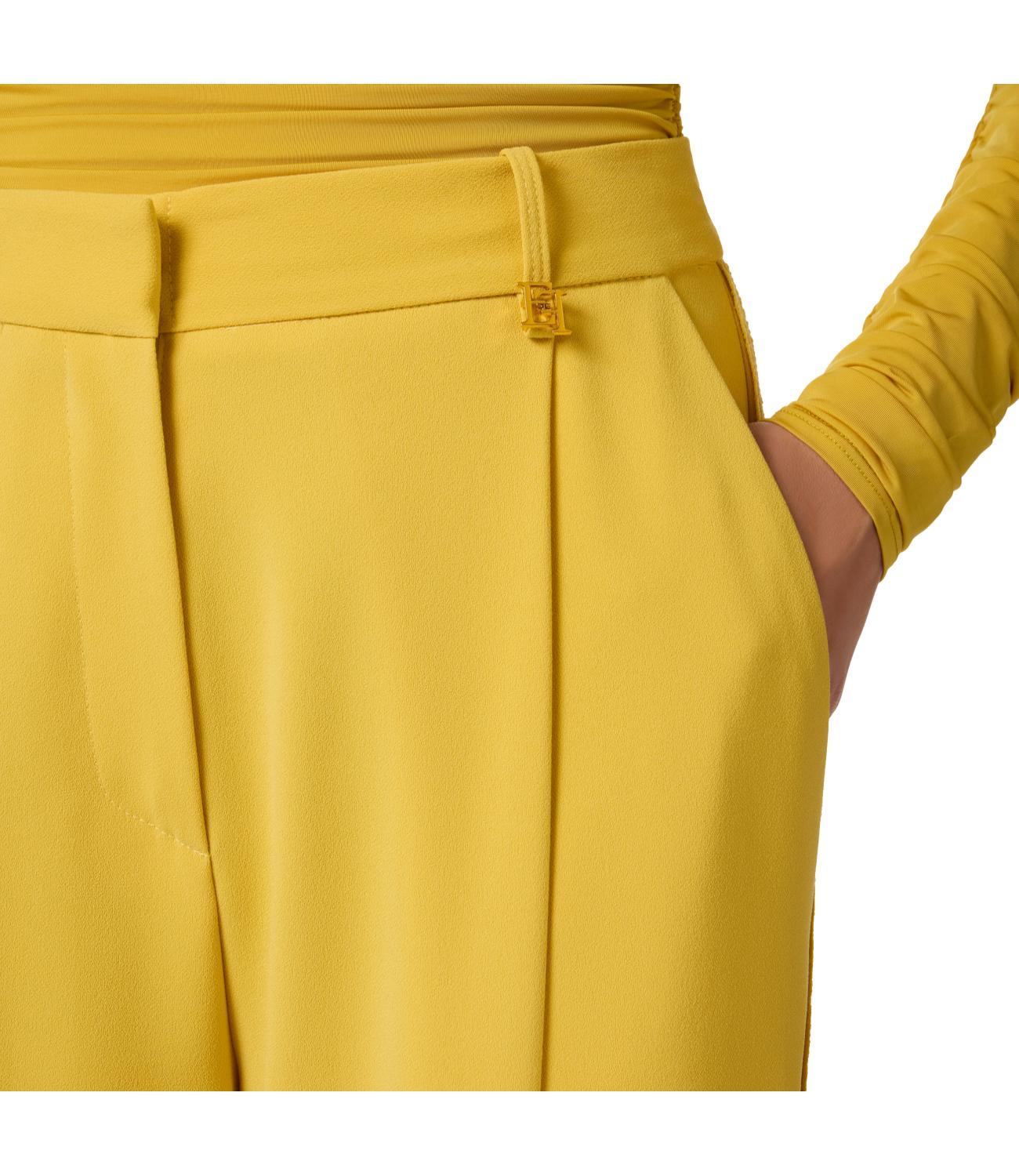Pantalone regolare color sun