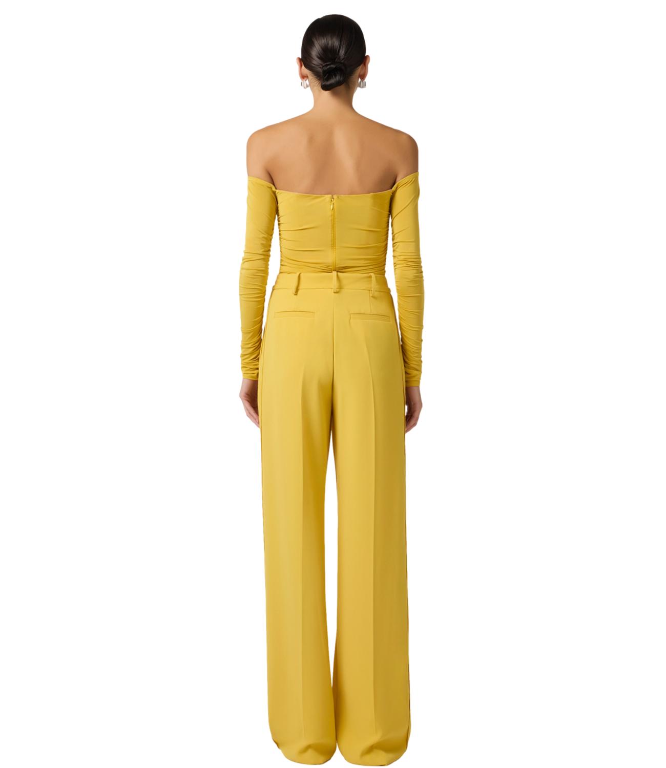 Pantalone regolare color sun