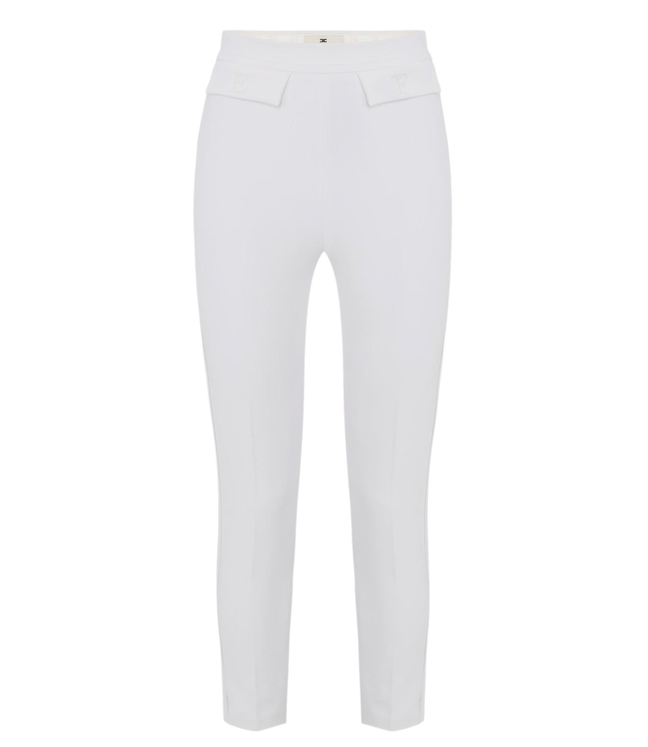 Ef pantalone avorio donna