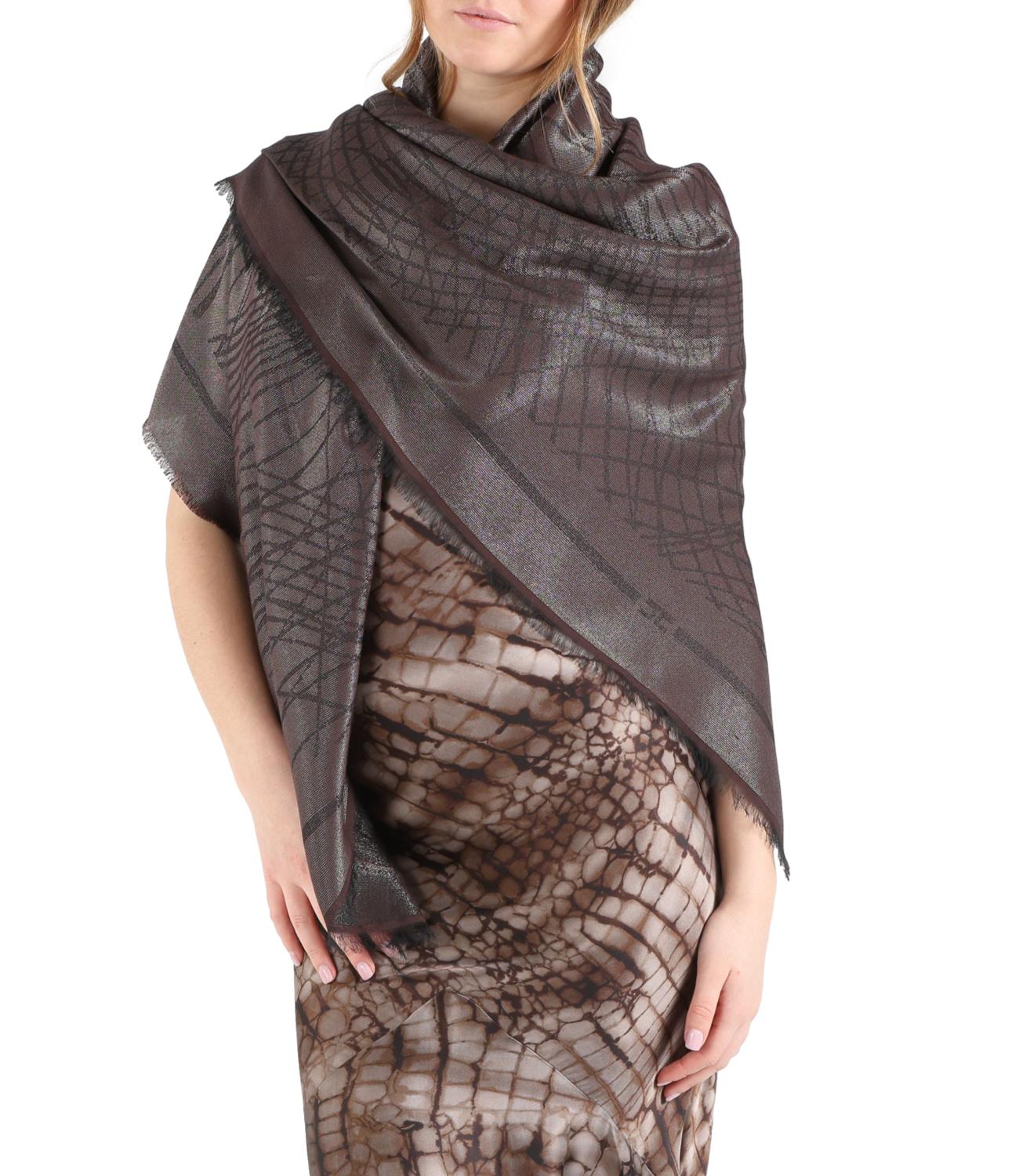 Ef foulard cacao donna