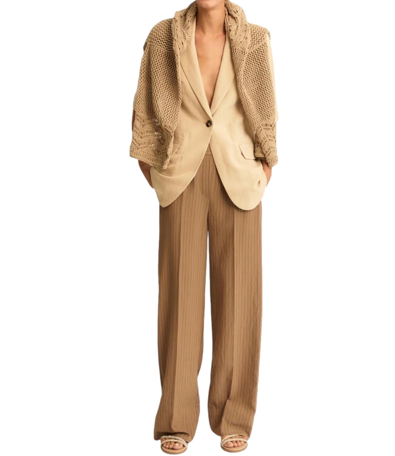 Emme Marella Giacca Emmcorone Beige Donna
