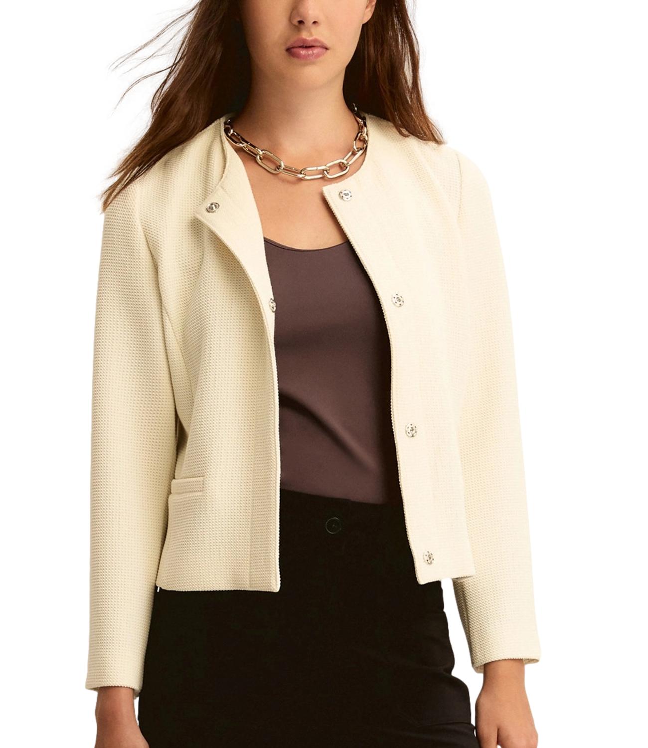 Emme Marella Giacca Emmmoli Bianco Lana Donna