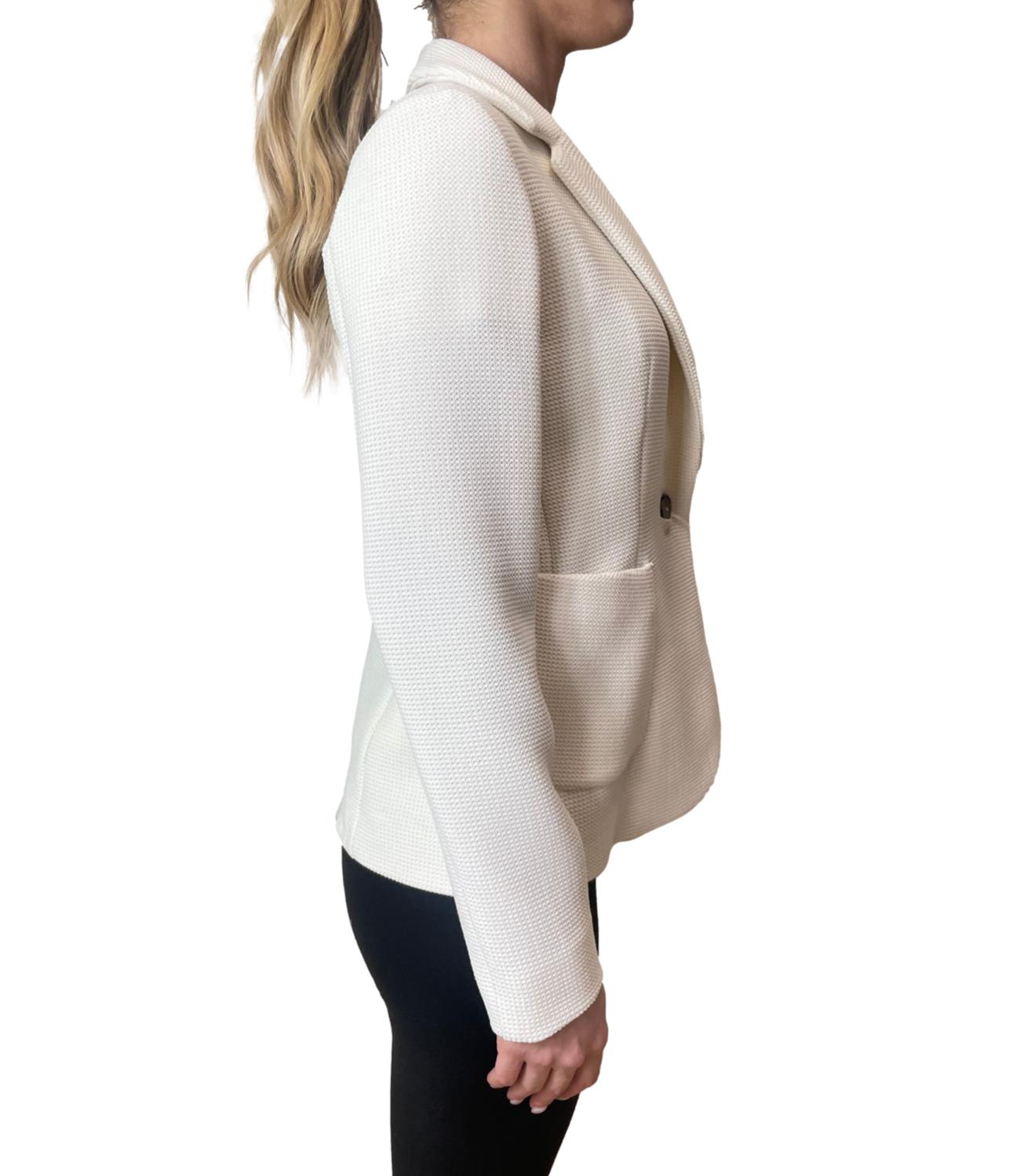 Emme Marella Giacca Emmgennaio Bianco Lana Donna