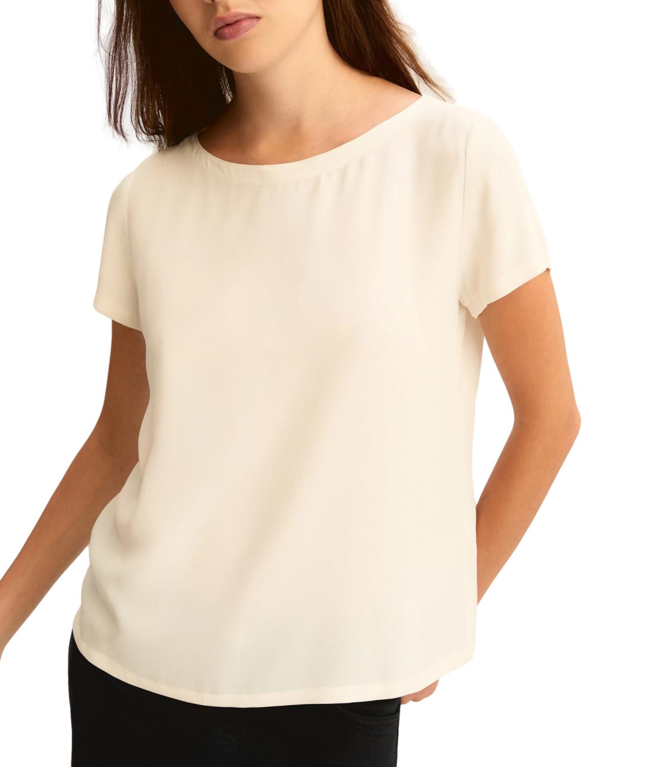 Emme Marella Blusa Emmcartone Bianco Lana Donna