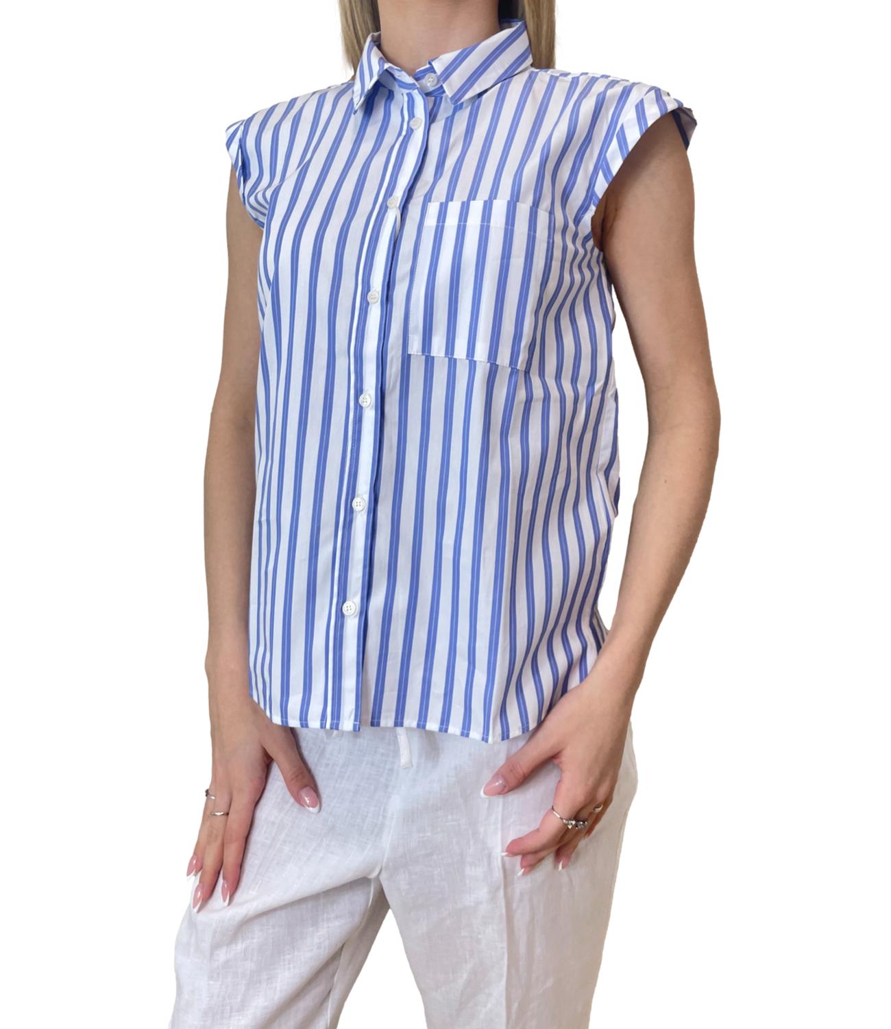 Emme Marella camicia Emmpantone pervinca donna