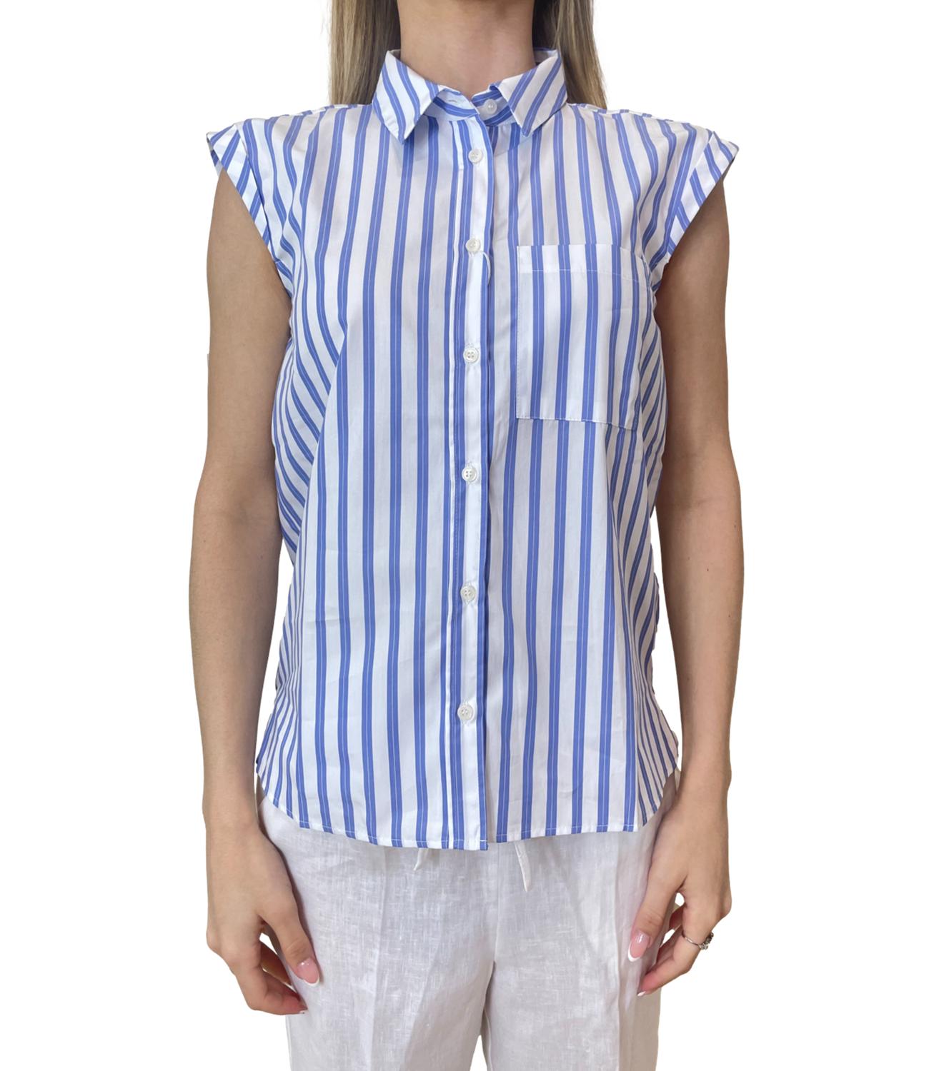Emme Marella camicia Emmpantone pervinca donna