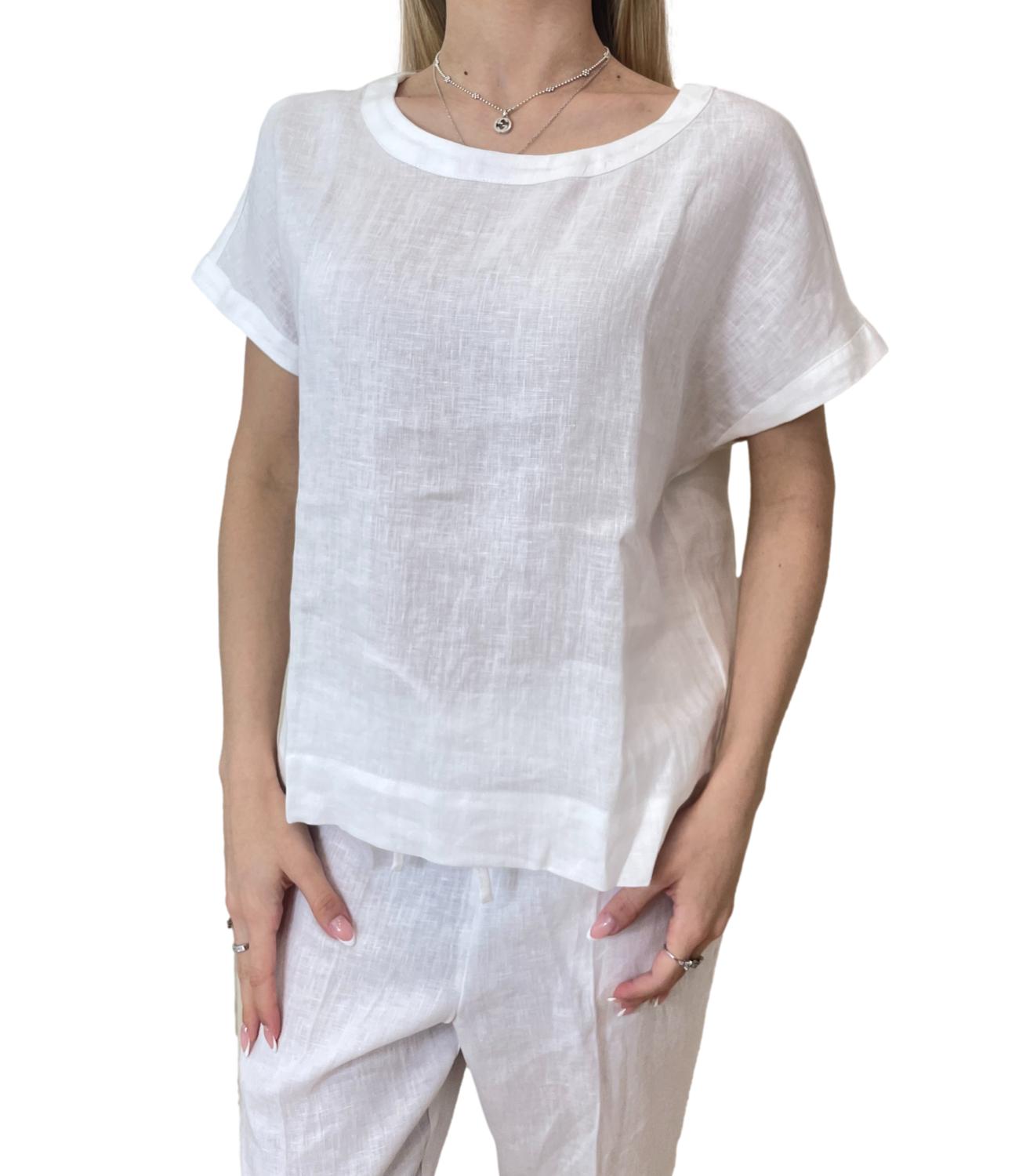 Emme Marella camicia Emmgeyser bianco donna