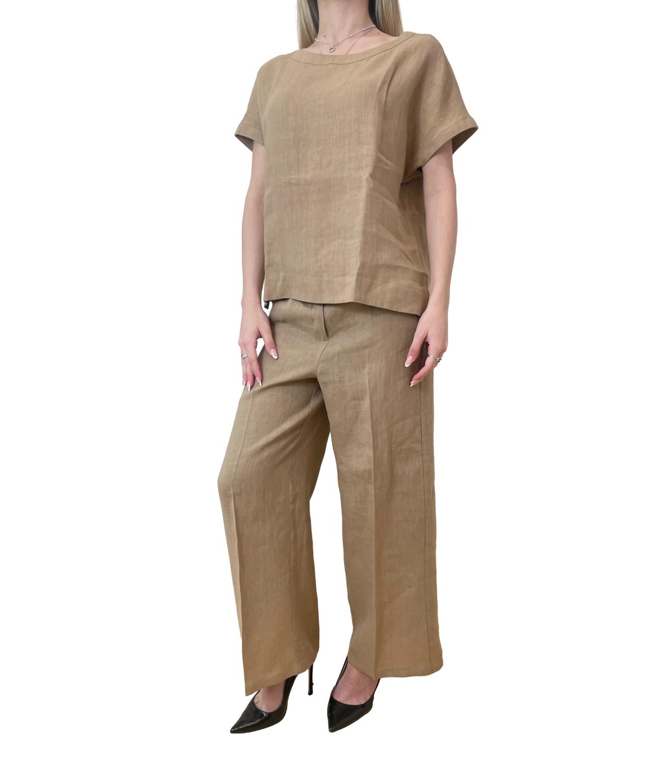 Emme Marella camicia Emmgeyser ecru donna