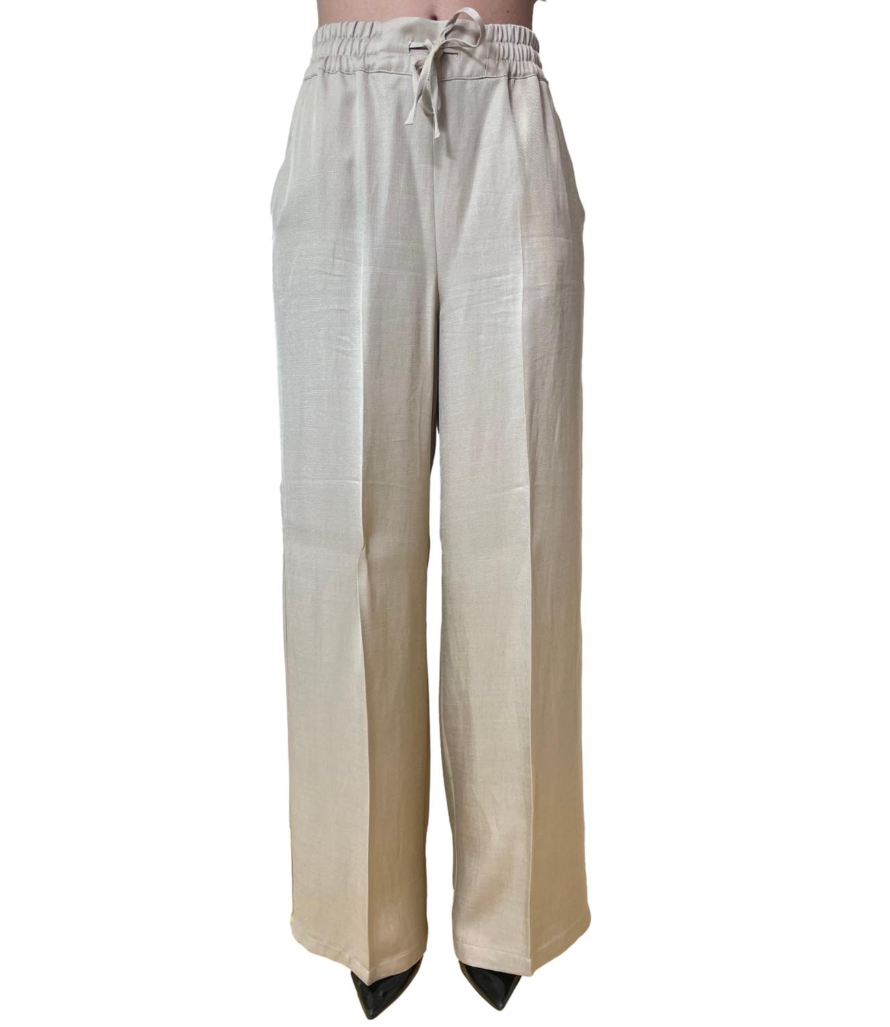 Emme Marella Pantalone Emmpacche Beige Donna