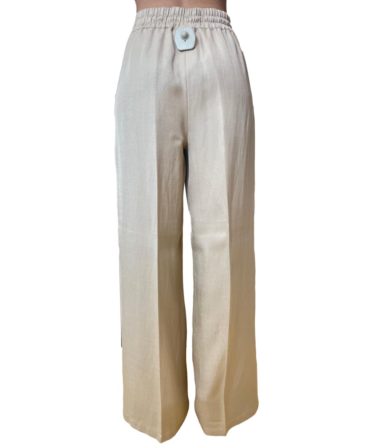 Emme Marella Pantalone Emmpacche Beige Donna
