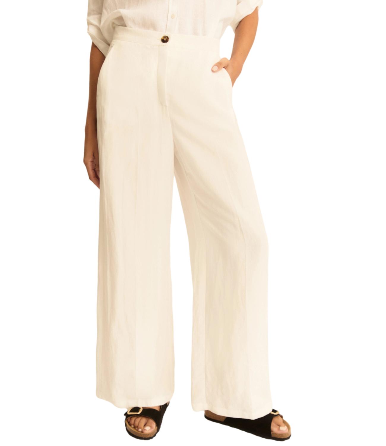 SUSY MIX t-shirt bianca con frangia moro donna