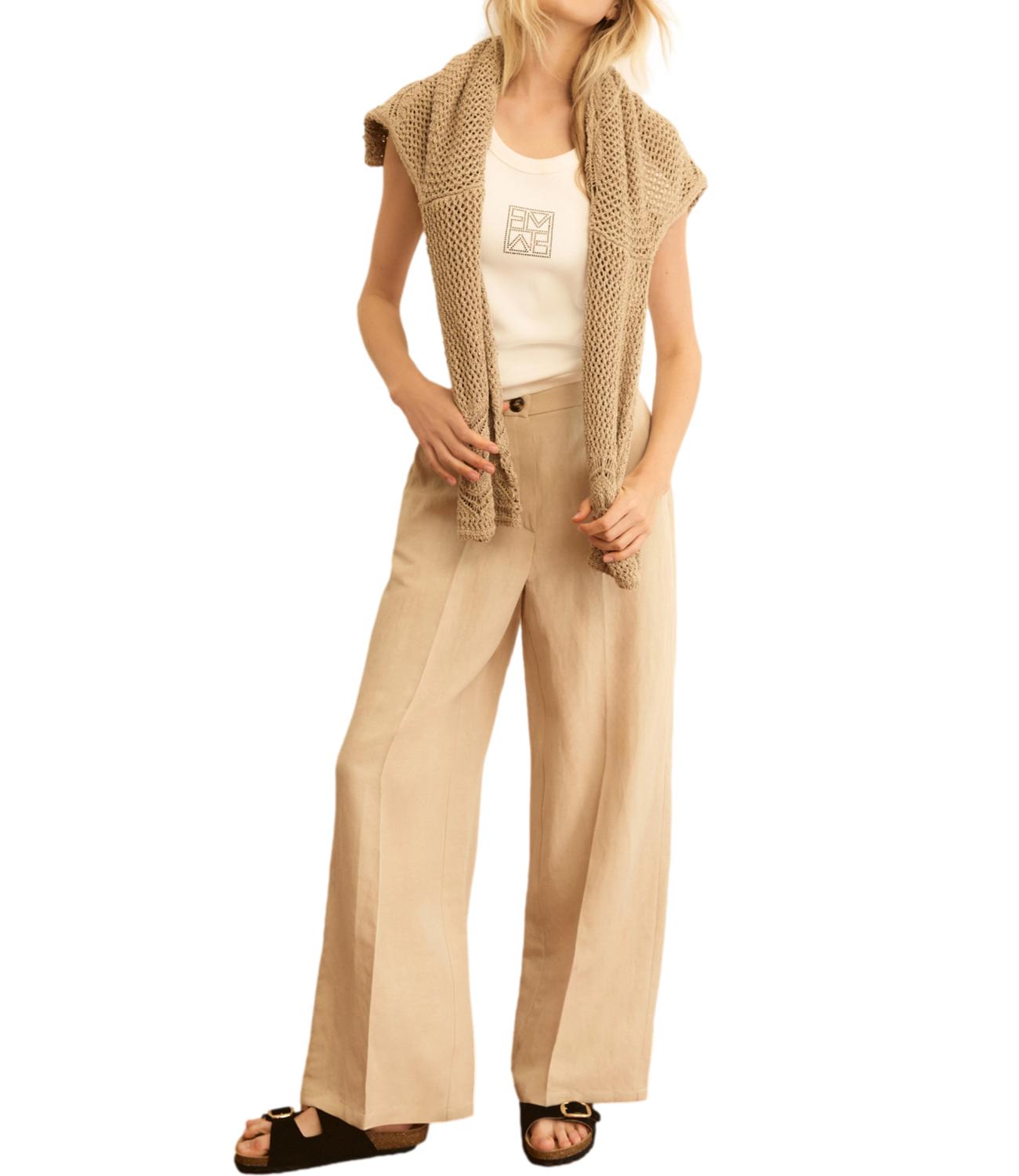 SUSY MIX t-shirt bianca con frangia moro donna