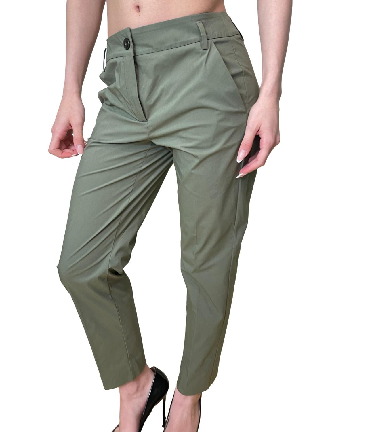 Emme Marella Pantalone Emmsvelto Verde Militare Donna