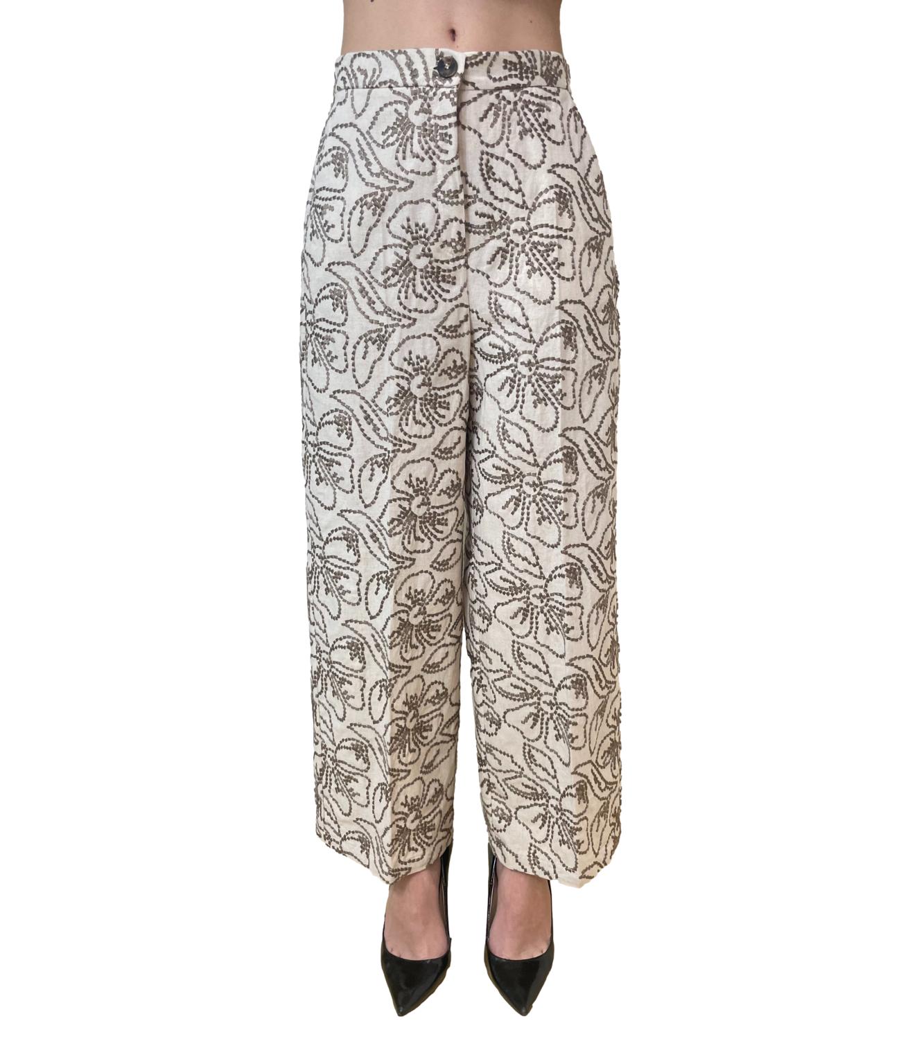 Emme Marella pantalone Emmtempra tortora donna