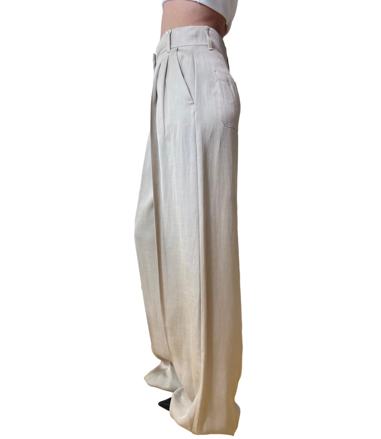 Emme Marella Pantalone Emmadito Beige Donna